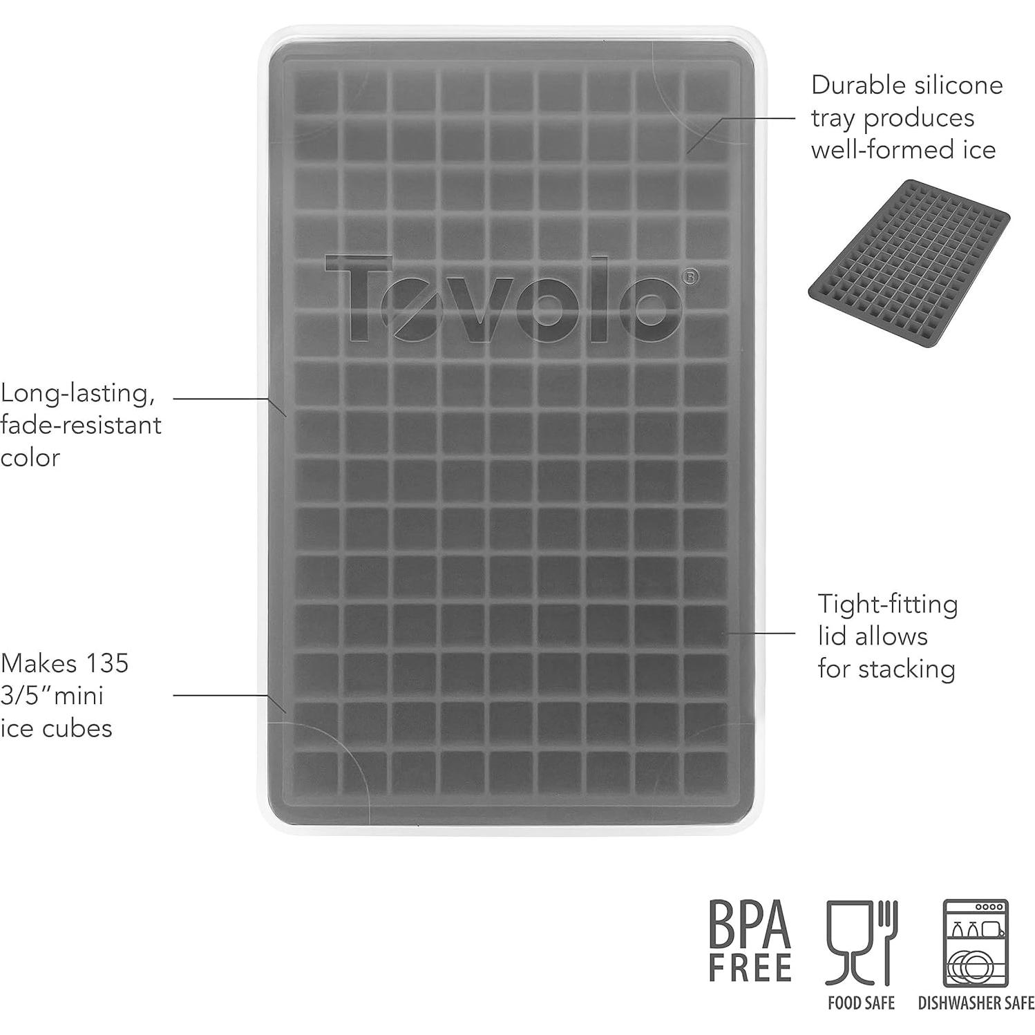 Bandeja de Hielo Mini Tovolo con Tapa - Silicona Libre de BPA