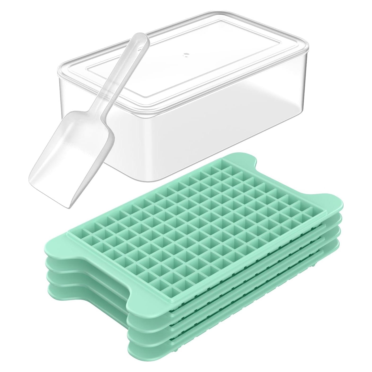 Bandeja de Hielo Mini FDDBI con Contenedor - 117 Cubos 1 cm