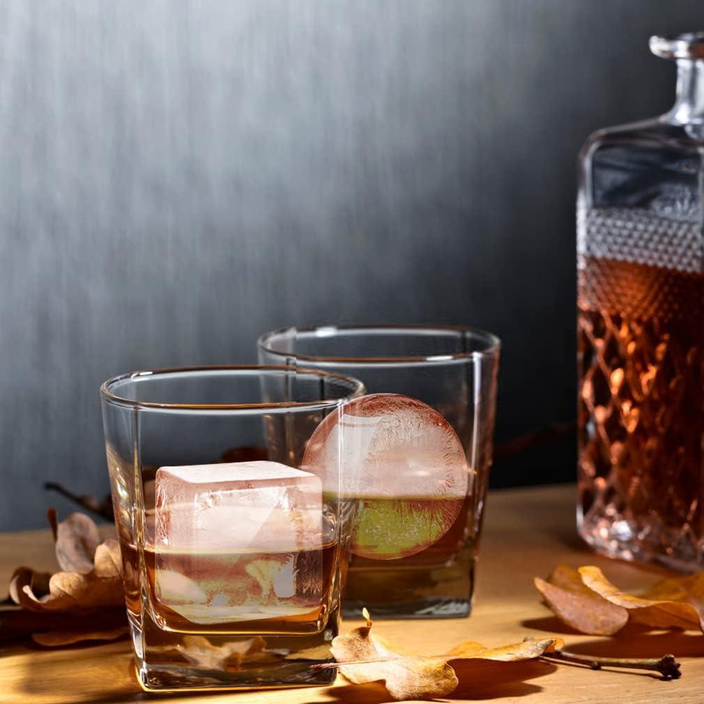 Bandejas de Hielo ROTTAY - Juego de 2, Silicona, 6 Cubos y 6 Bolas