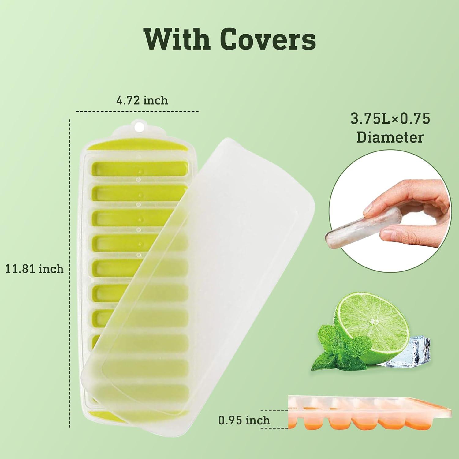 Bandeja de Hielo de Silicona Lily's Home - 3 Piezas 30 Cubos