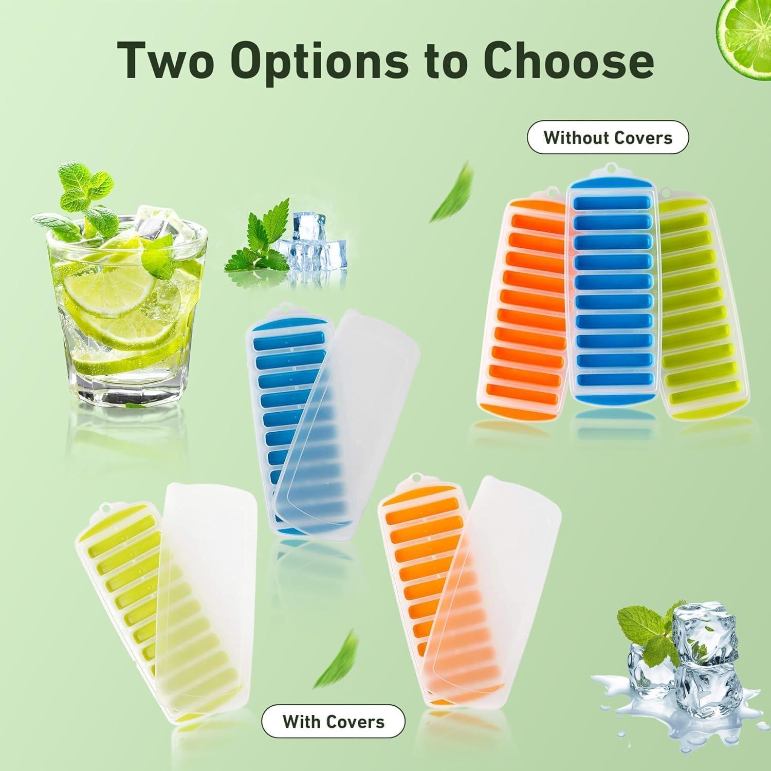 Bandeja de Hielo de Silicona Lily's Home - 3 Piezas 30 Cubos