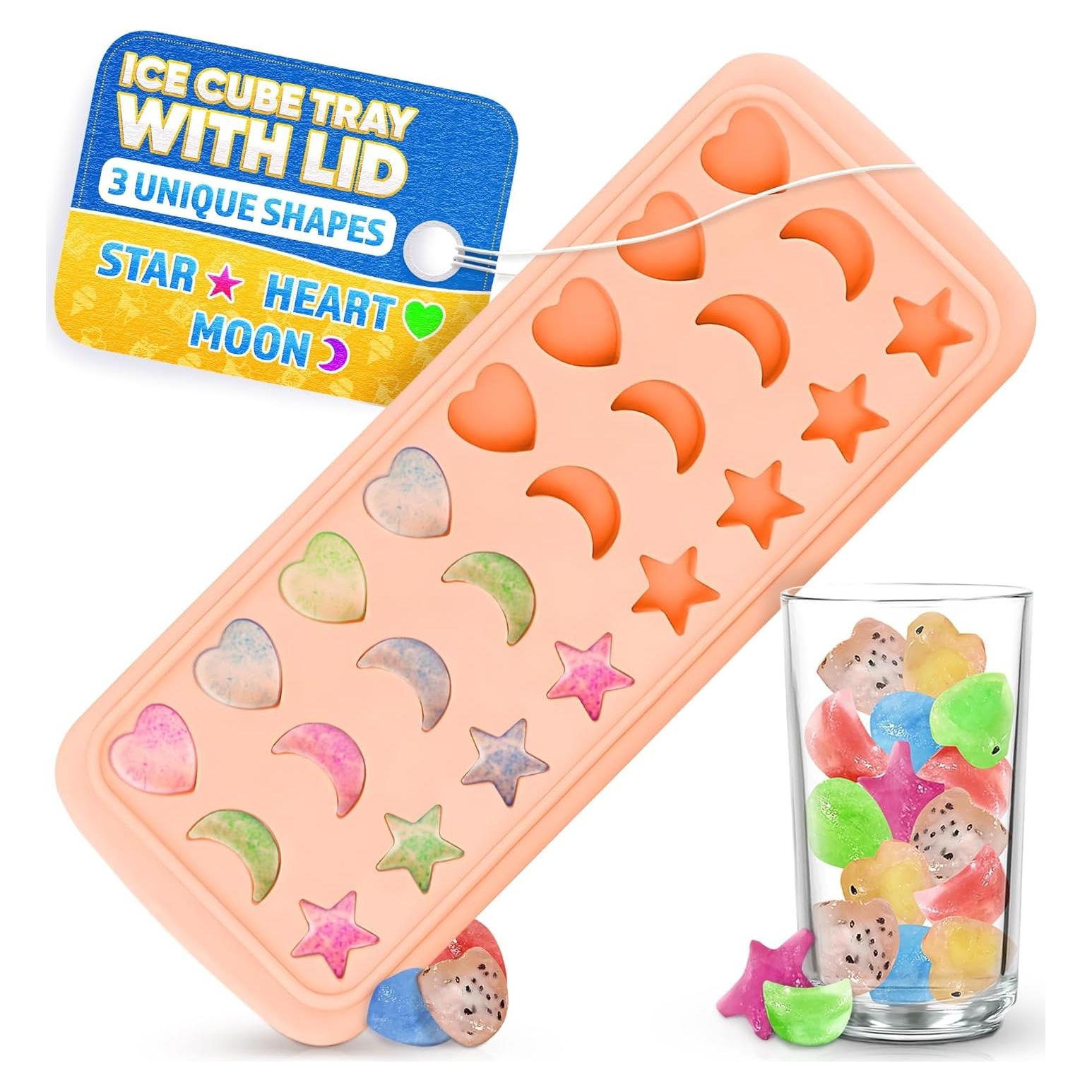 Bandeja de Hielo Silicona ALPENKOK con Tapa 24 Cavidades