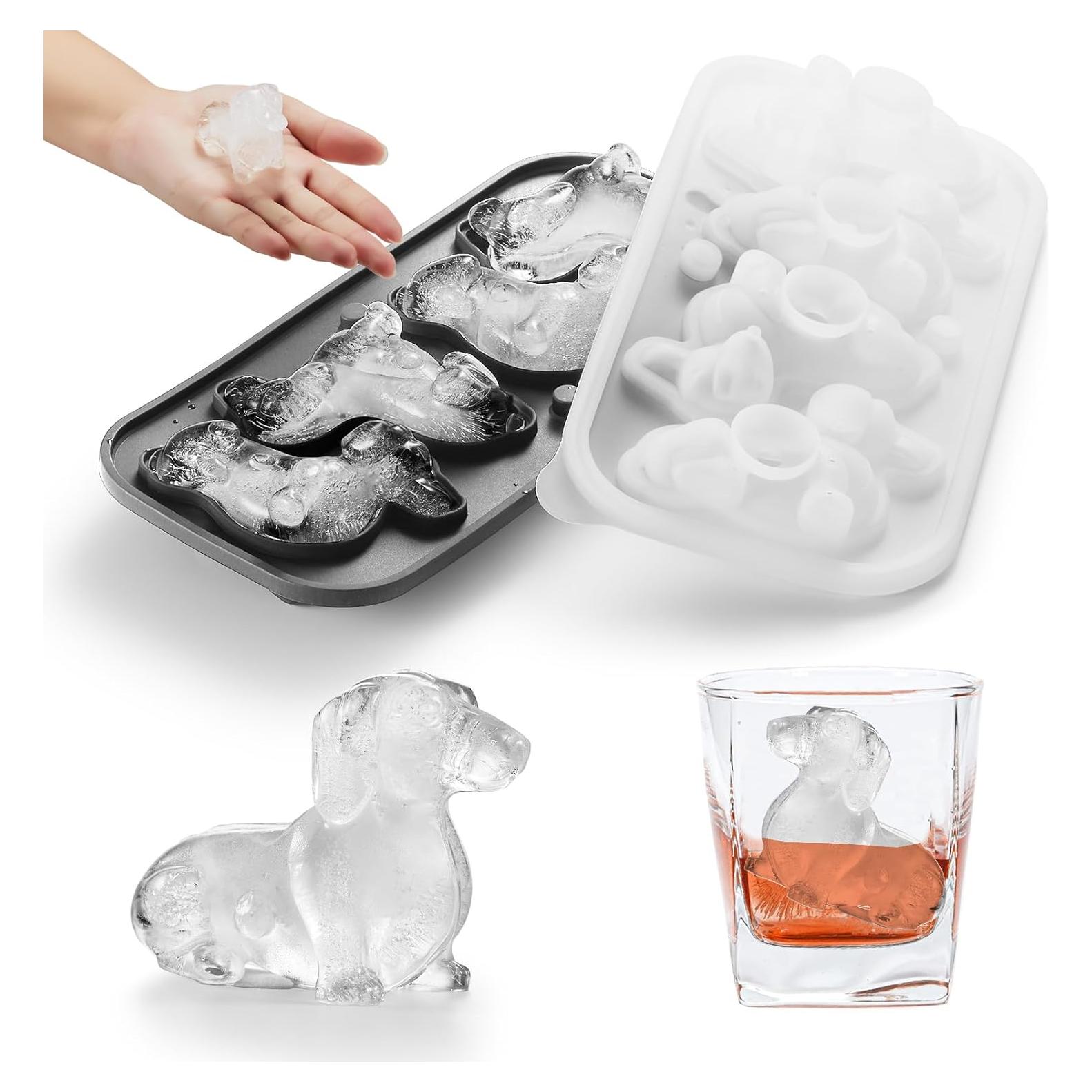 Molde de Hielo Grande Dachshund Nax Caki - Silicona BPA Free