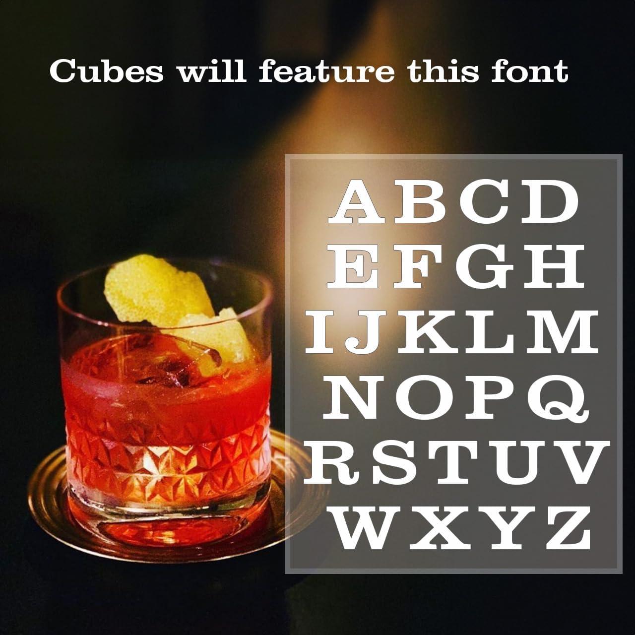 Molde de Hielo Personalizado Letra M CocoWeddings 5.08 cm