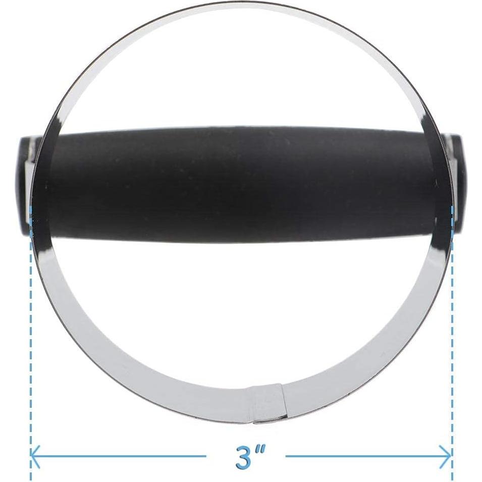 Cortador de Galletas HULISEN Redondo 3" Acero Inoxidable