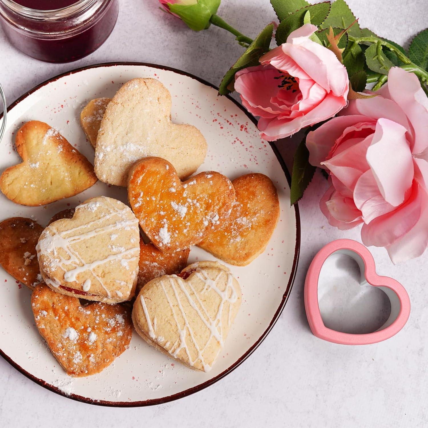 Cortadores de Galletas Corazón ALLTOP - 4 Tamaños Acero Inoxidable