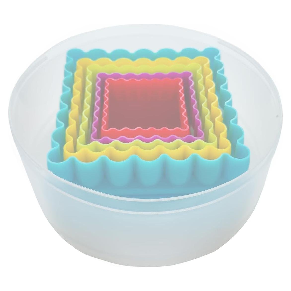 Juego de Cortadores de Galletas Cuadrados Bolonie - 5 Piezas