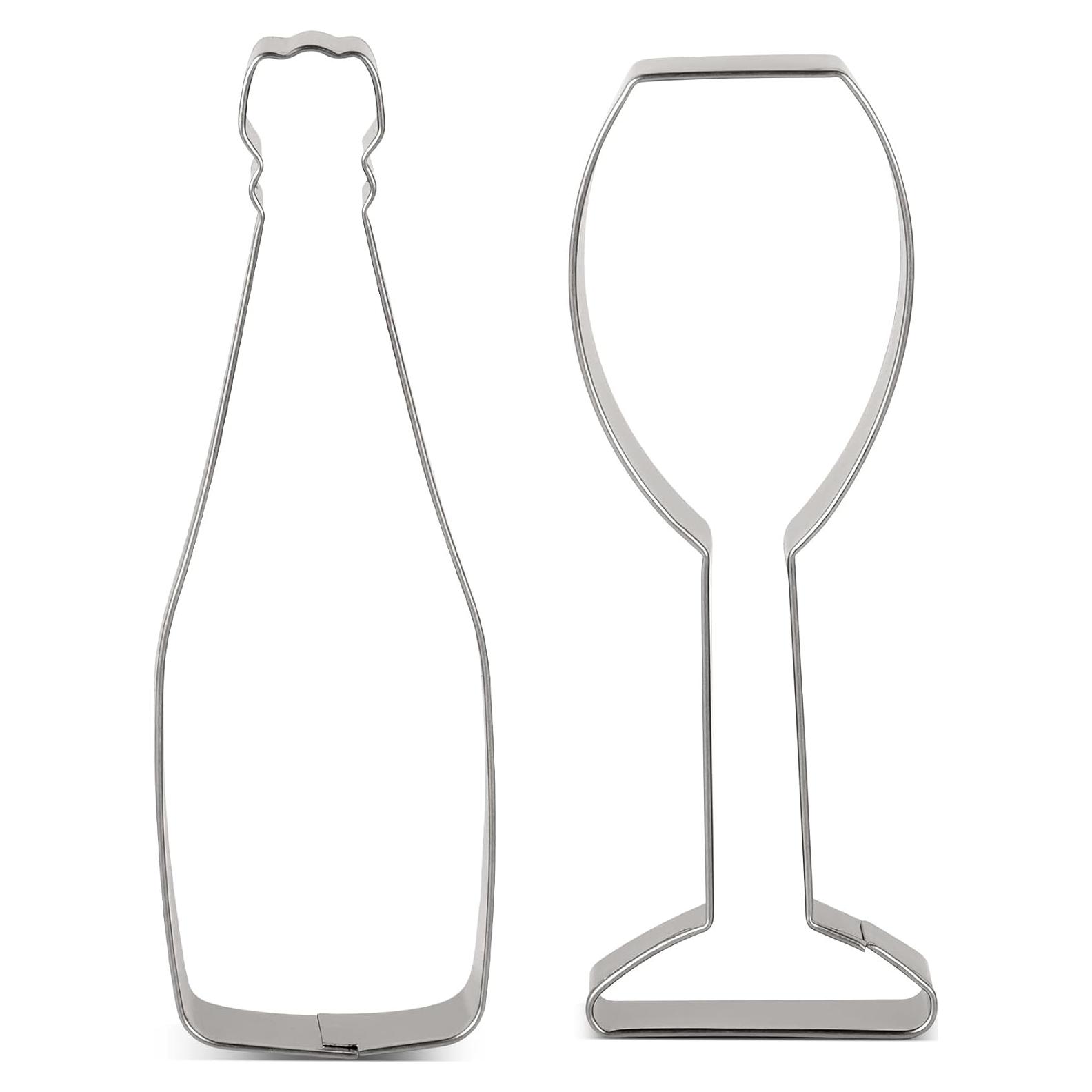 Juego de Cortadores de Galletas LILIAO Acero Inoxidable 2 Piezas