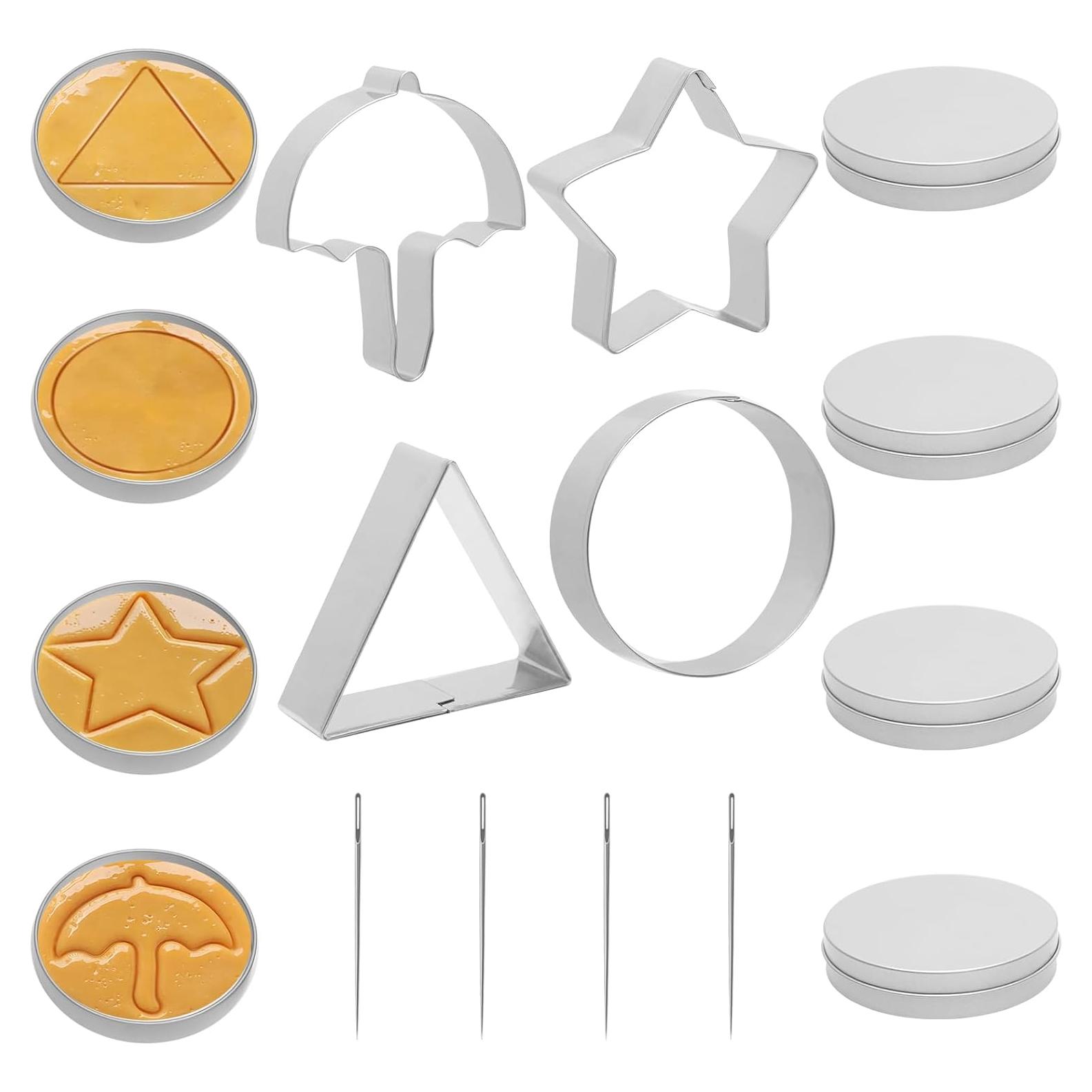 Kit de Galletas Dalgona Woosuke 12 Piezas Acero Inoxidable