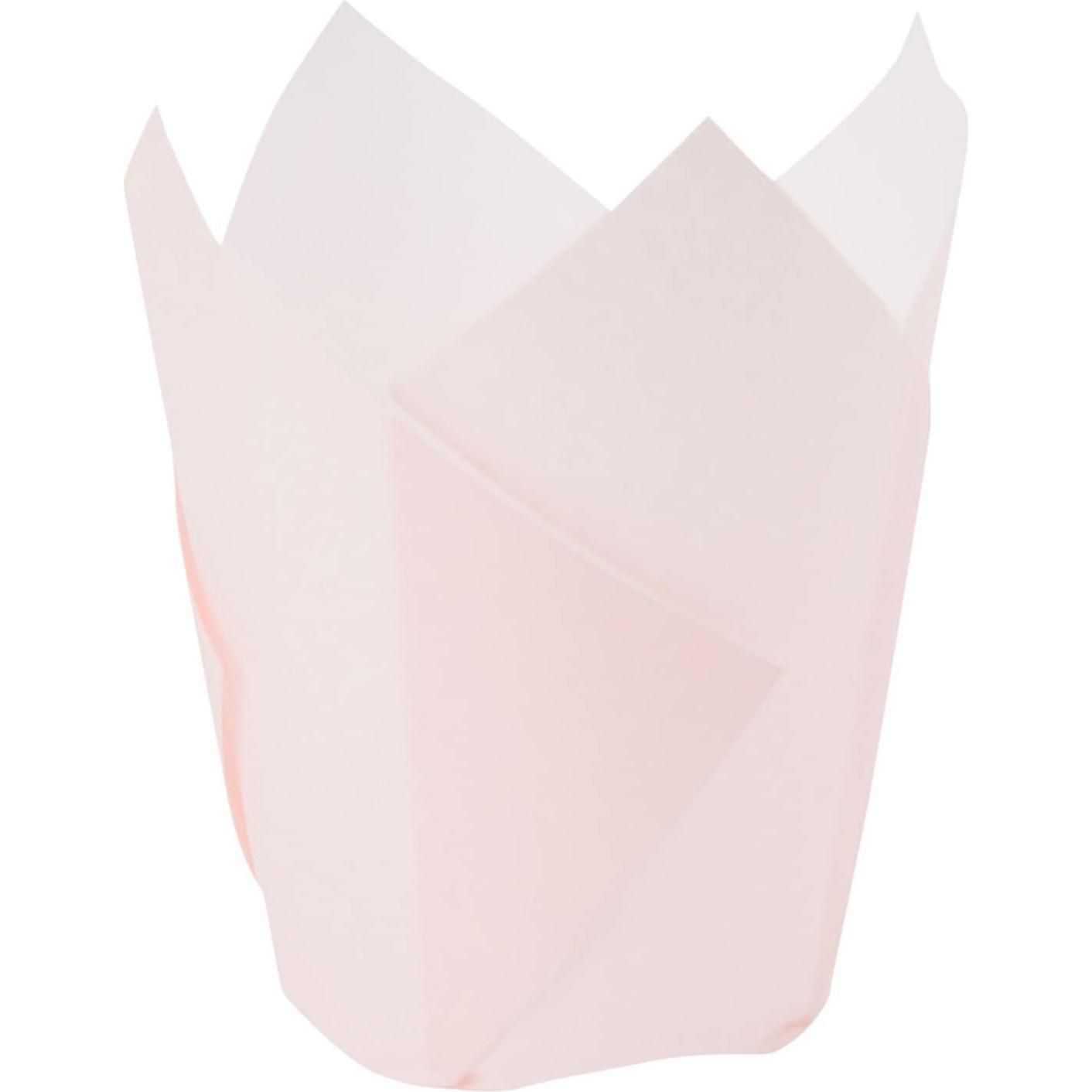 Forros de Cupcake Tulip Pink Juvale - 100 Piezas Desechables