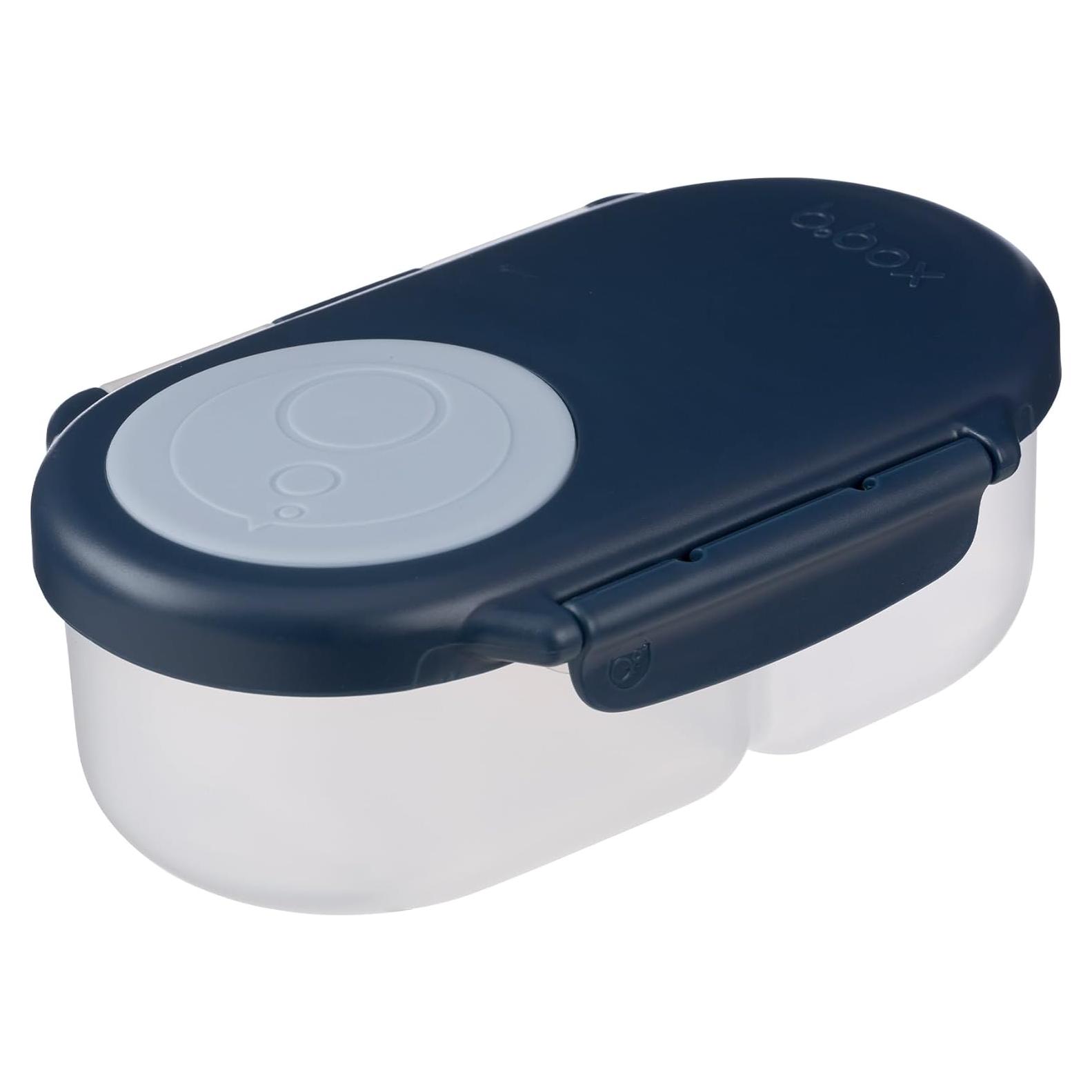 Contenedor de Snacks b.box Medianoche 2 Compartimentos 0.15L