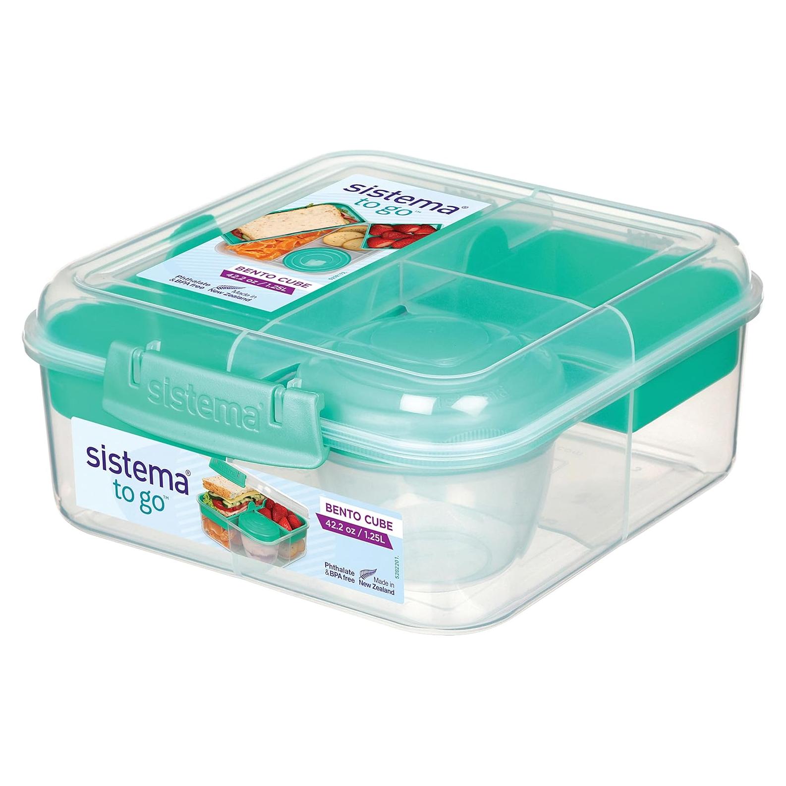 Contenedor Bento Box Sistema To Go 1.25L Multi-Compartimento