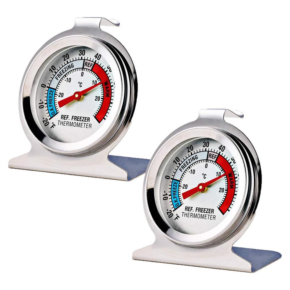 Termómetro Analógico de Refrigerador y Congelador LinkDm - 2 Paquetes
