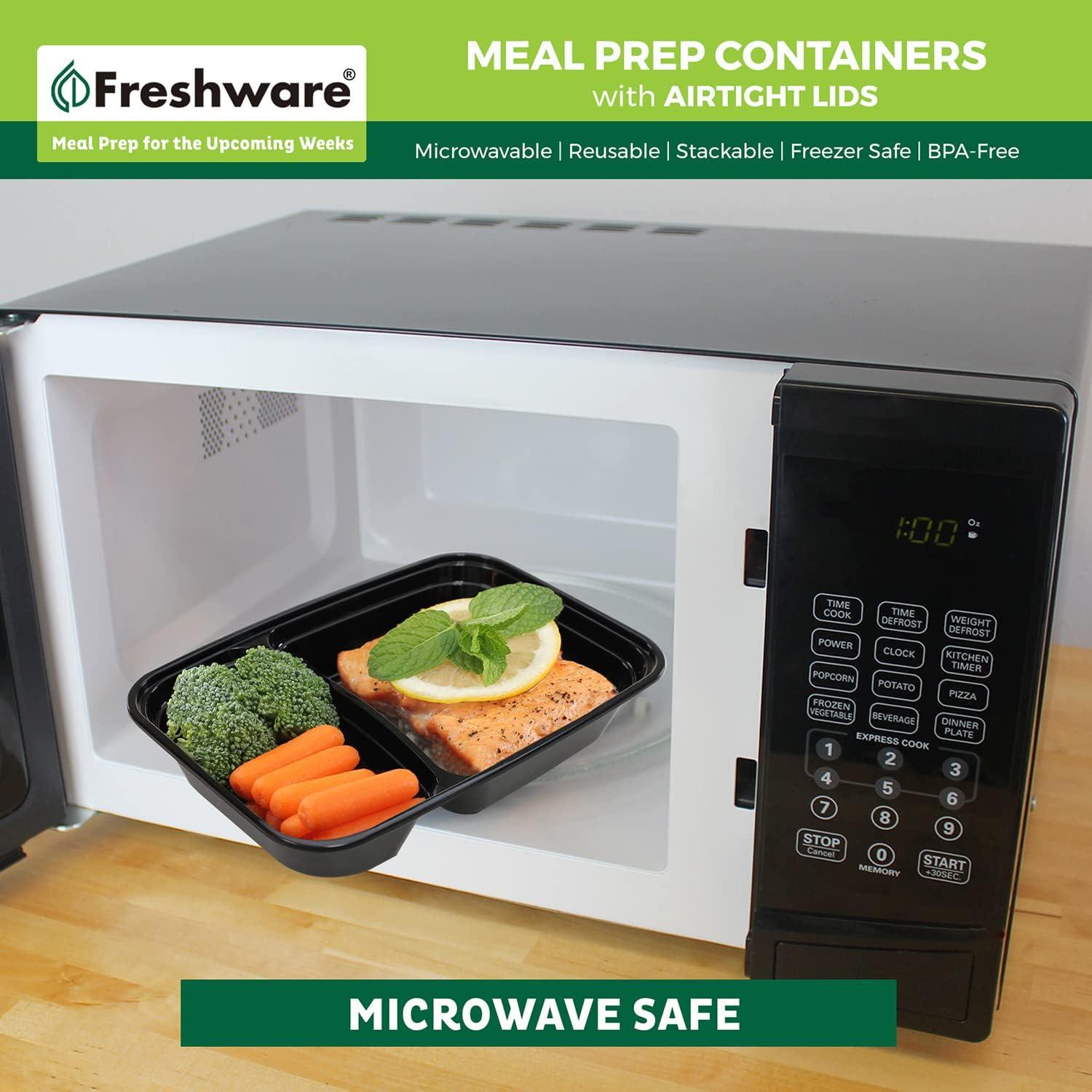 Contenedores de Preparación de Comidas Freshware 15 Pzas 828ml