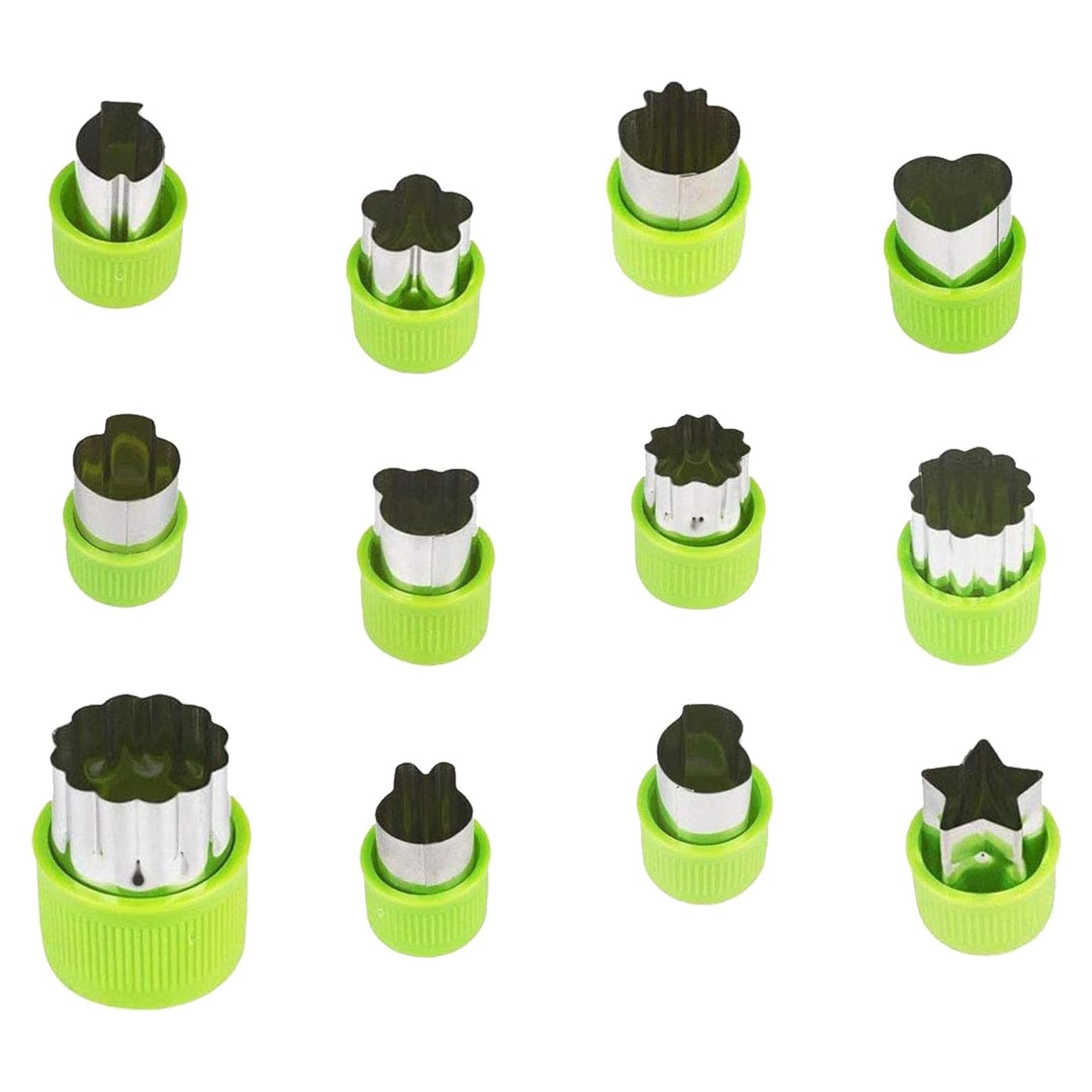 Cortadores de Galletas para Niños LetGoShop 12 Formas Seguras