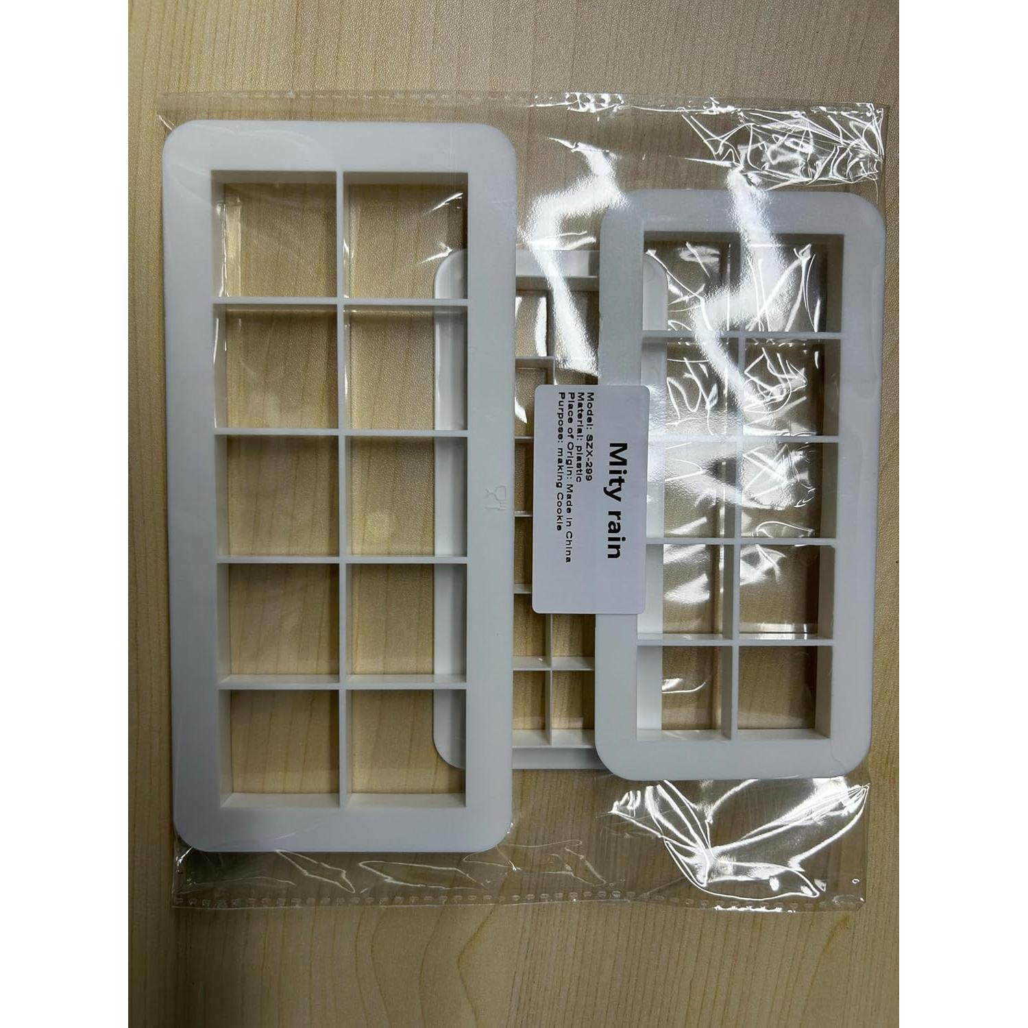 Cortador de Galletas Cuadrado Mity Rain - Multicortador Geométrico 3 Tamaños