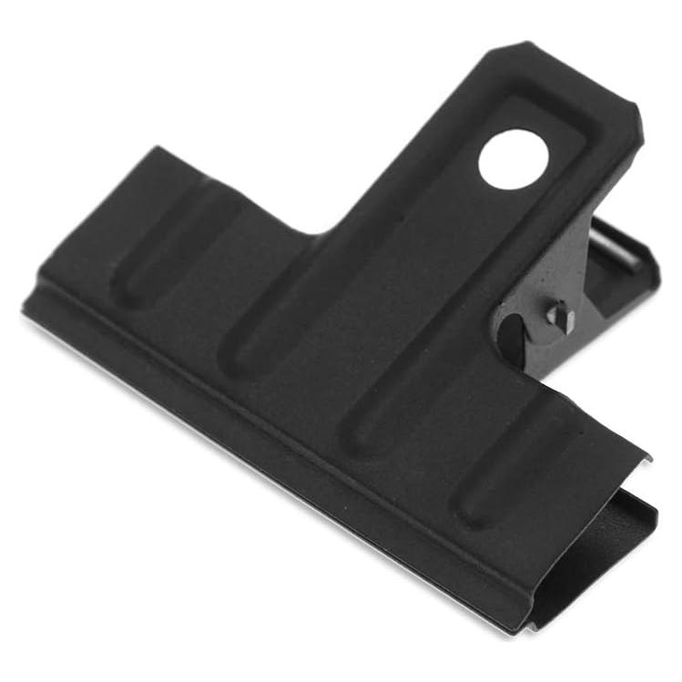 Clips Metálicos Engrosados Coideal 10 Pcs 77 mm Negros
