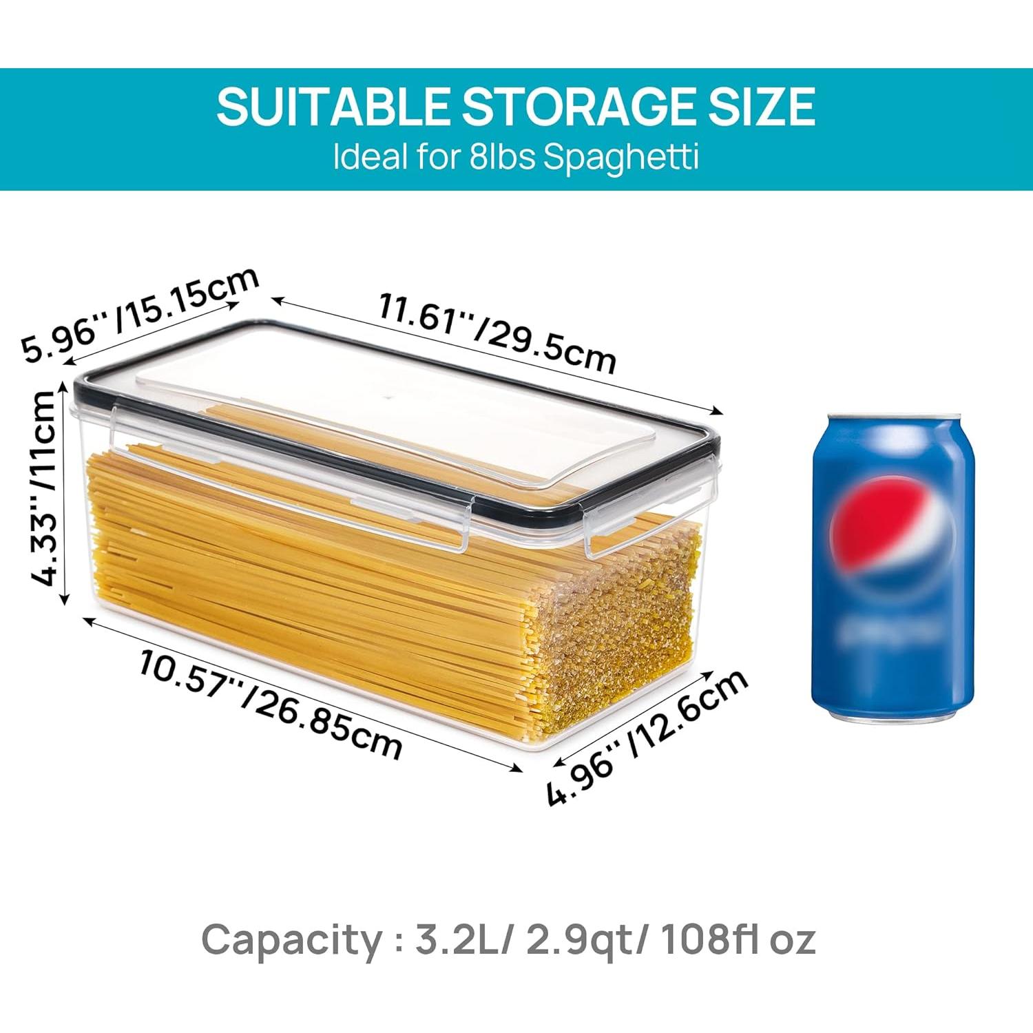 Contenedores de Almacenamiento Vtopmart 4PCS 3.2L Herméticos