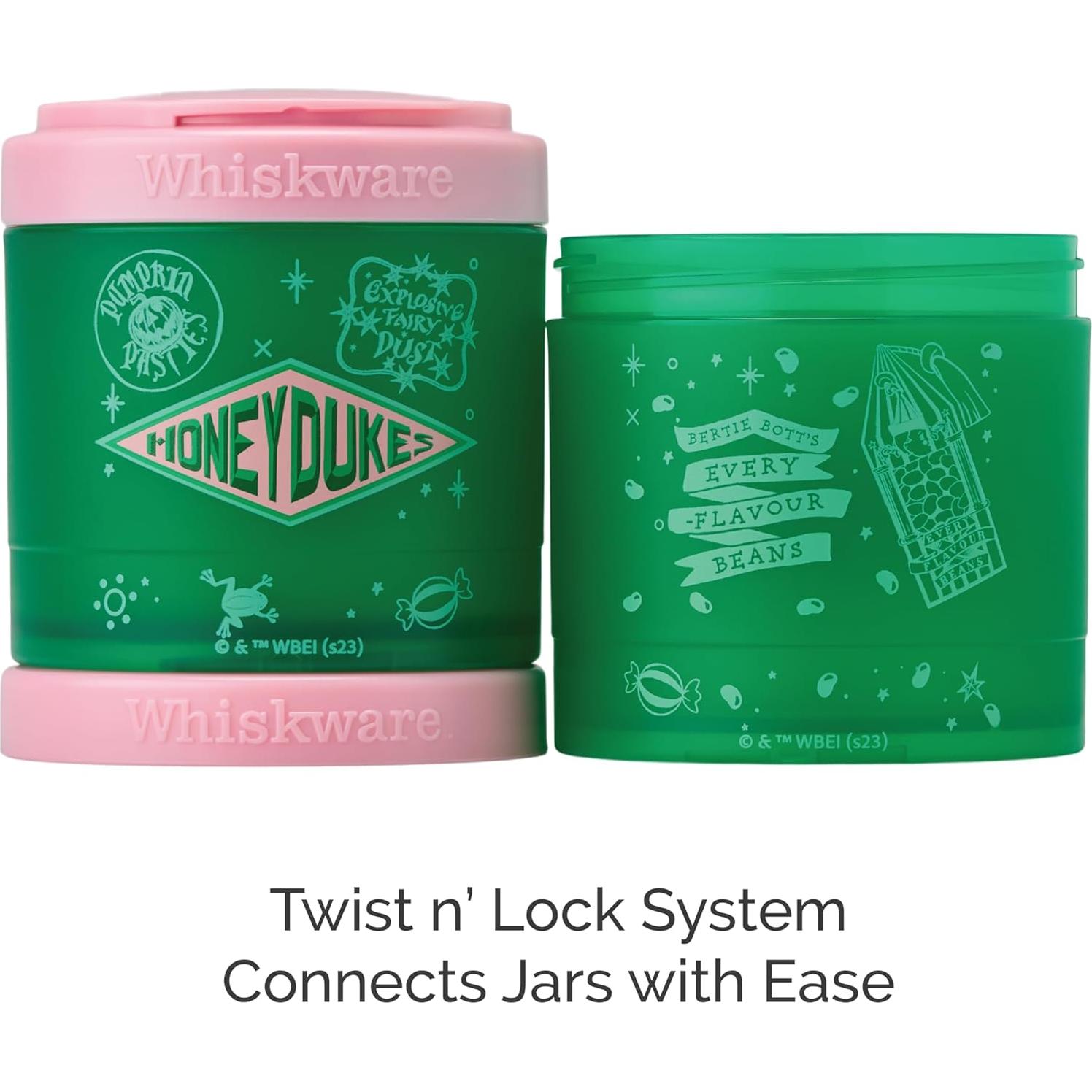 Contenedores de Snacks Apilables Whiskware Harry Potter 3 Piezas