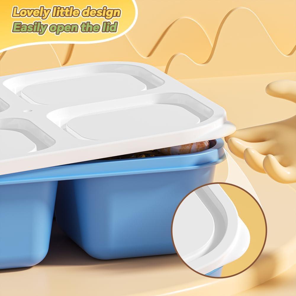 Juego de 6 Contenedores Divididos Canfanni para Snacks 0.95L