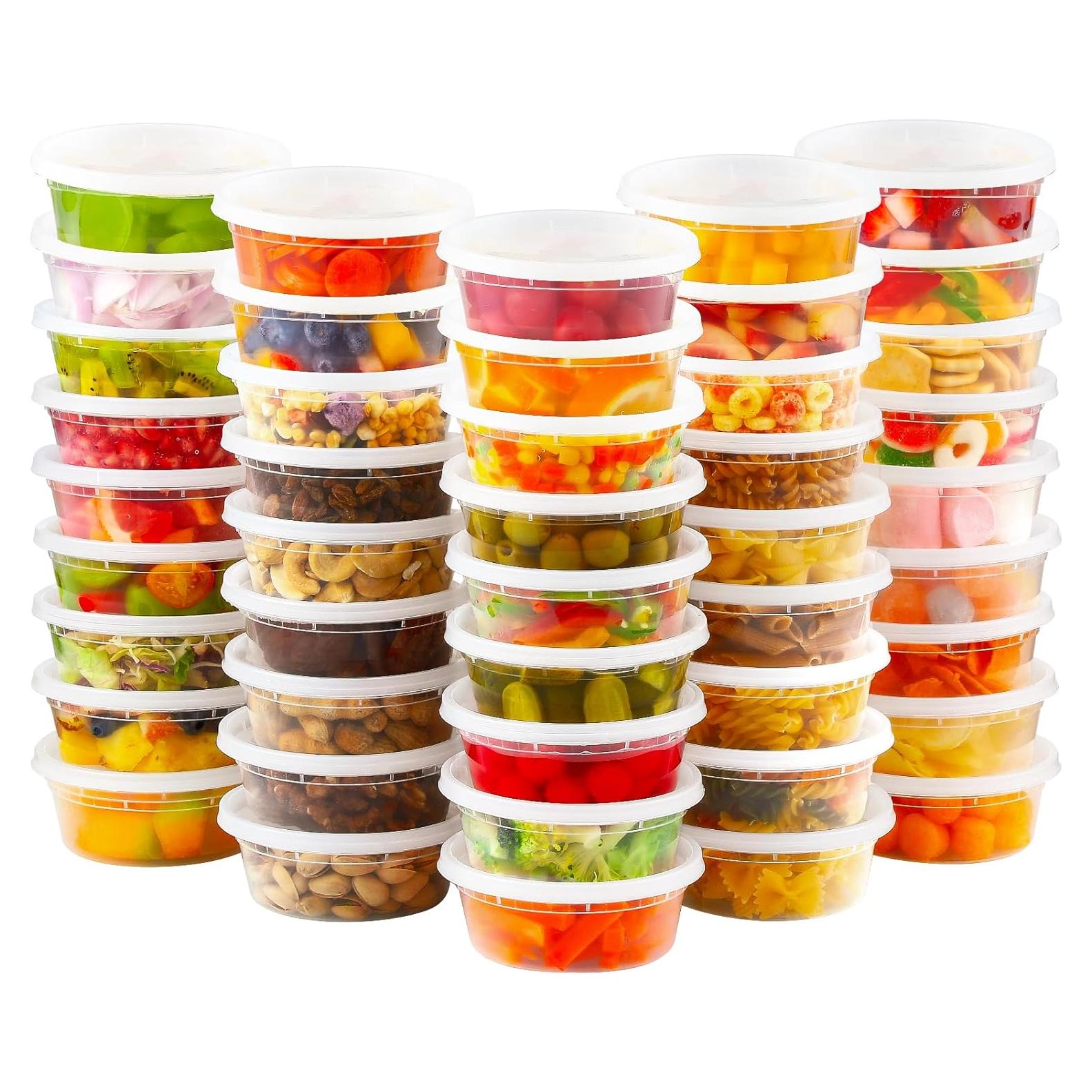 Contenedores Plásticos AOZITA 36 Sets 237 ml Herméticos