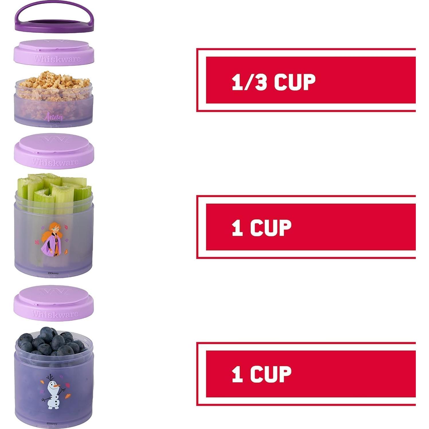 Contenedores apilables de bocadillos Whiskware Disney Frozen