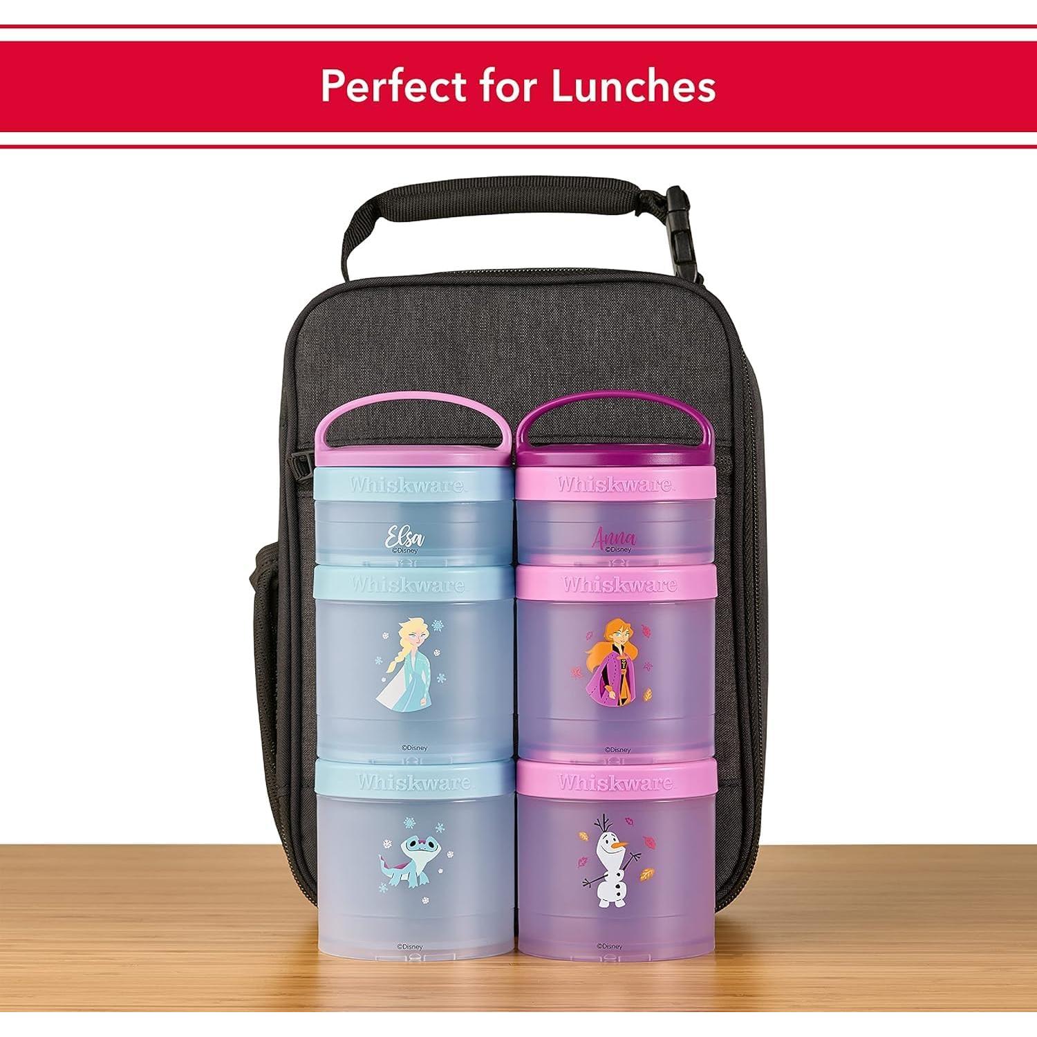Contenedores apilables de bocadillos Whiskware Disney Frozen