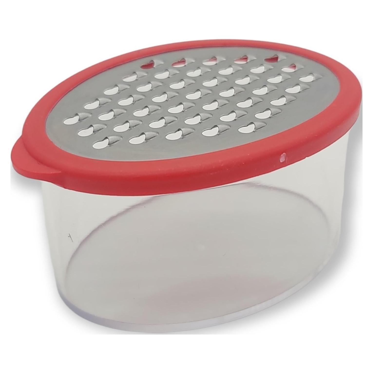 Mini Rallador con Contenedor Handy Housewares - Acero Inoxidable