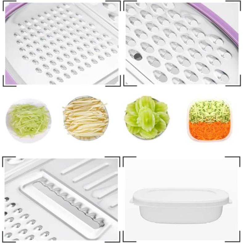 Rallador de Queso DOITOOL con Contenedor Ergonómico 24cm