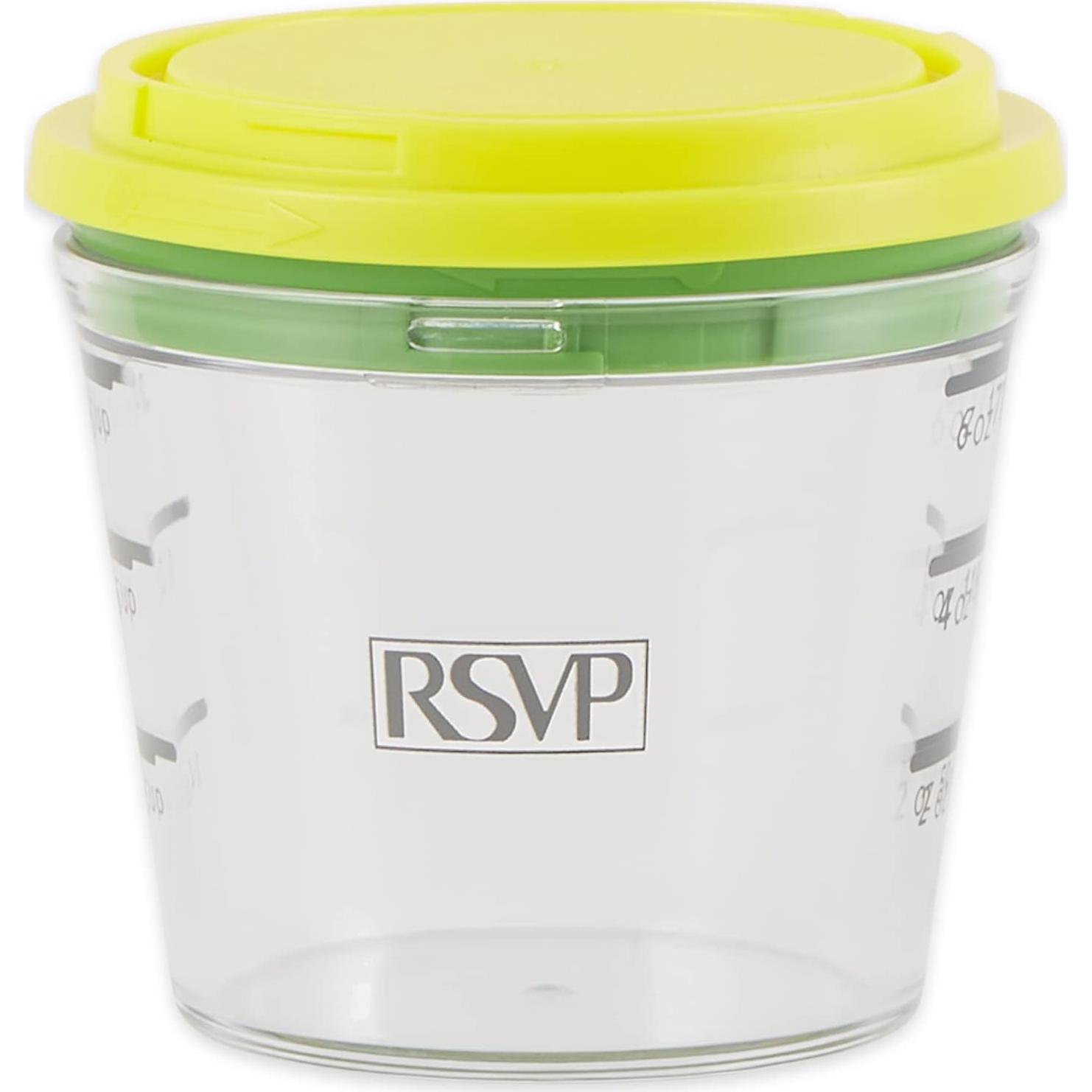 Rallador Zester Multifuncional RSVP Amarillo 177 ml Apto Lavavajillas