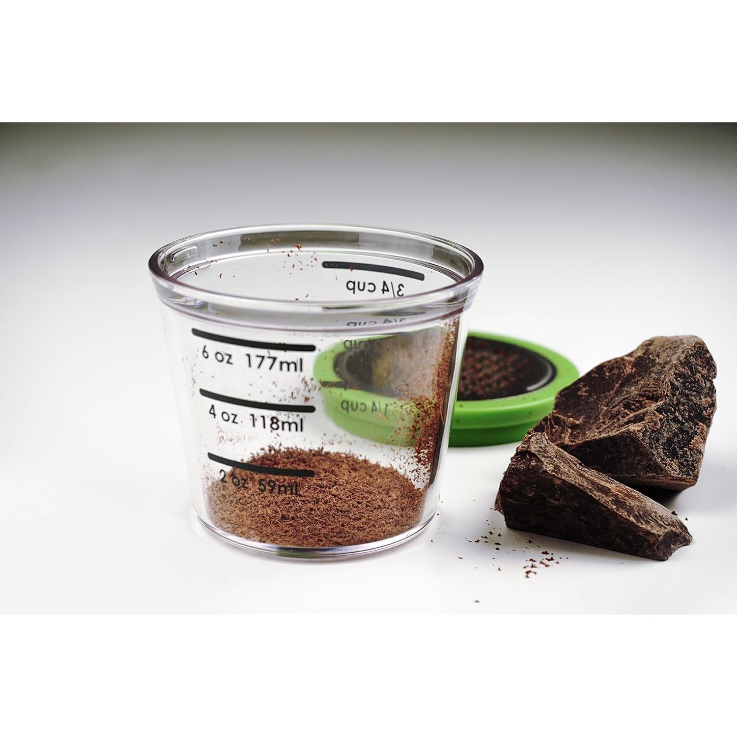 Rallador Zester Multifuncional RSVP Amarillo 177 ml Apto Lavavajillas