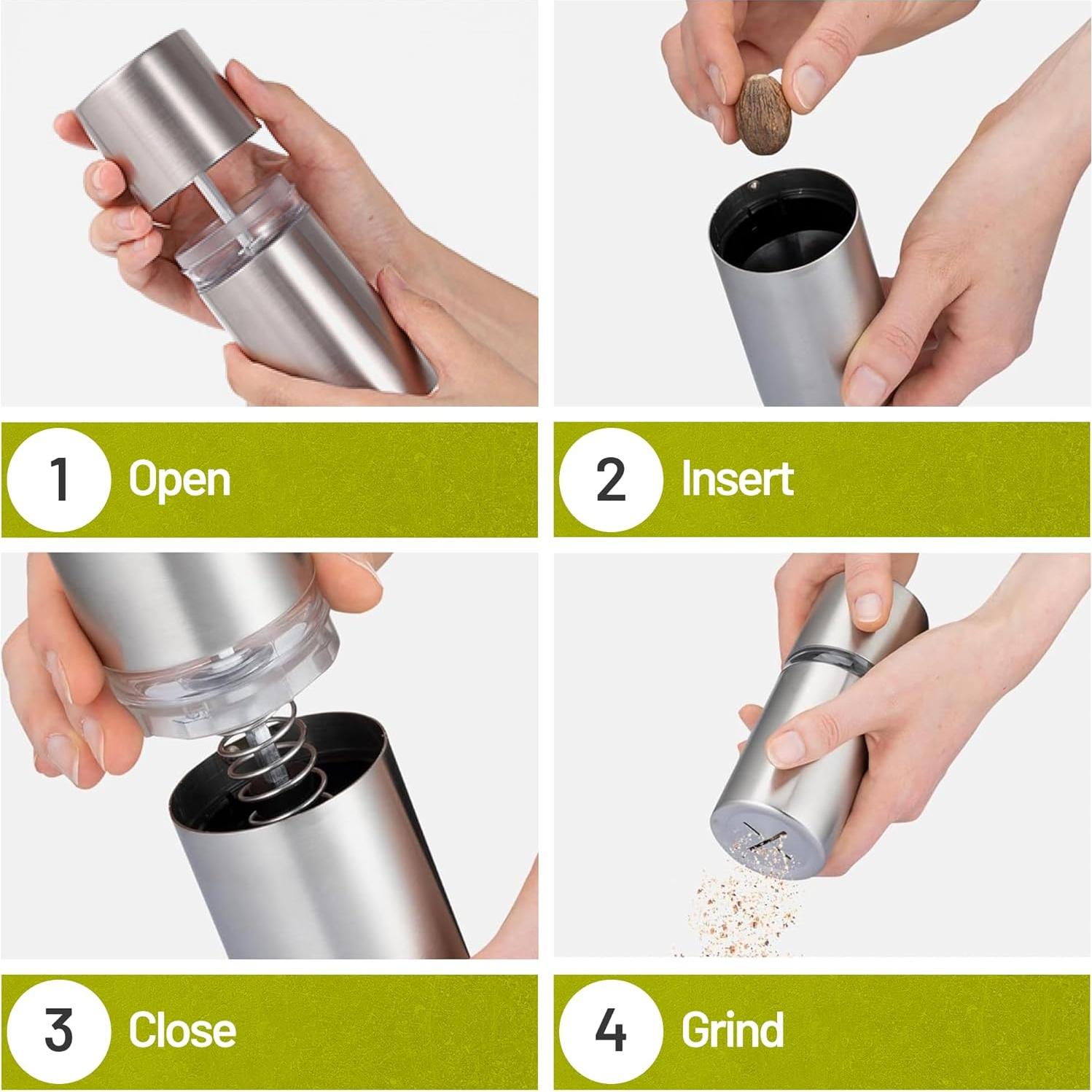 Molinillo de Nuez de Macadamia ZOLMER® Acero Inoxidable 258g