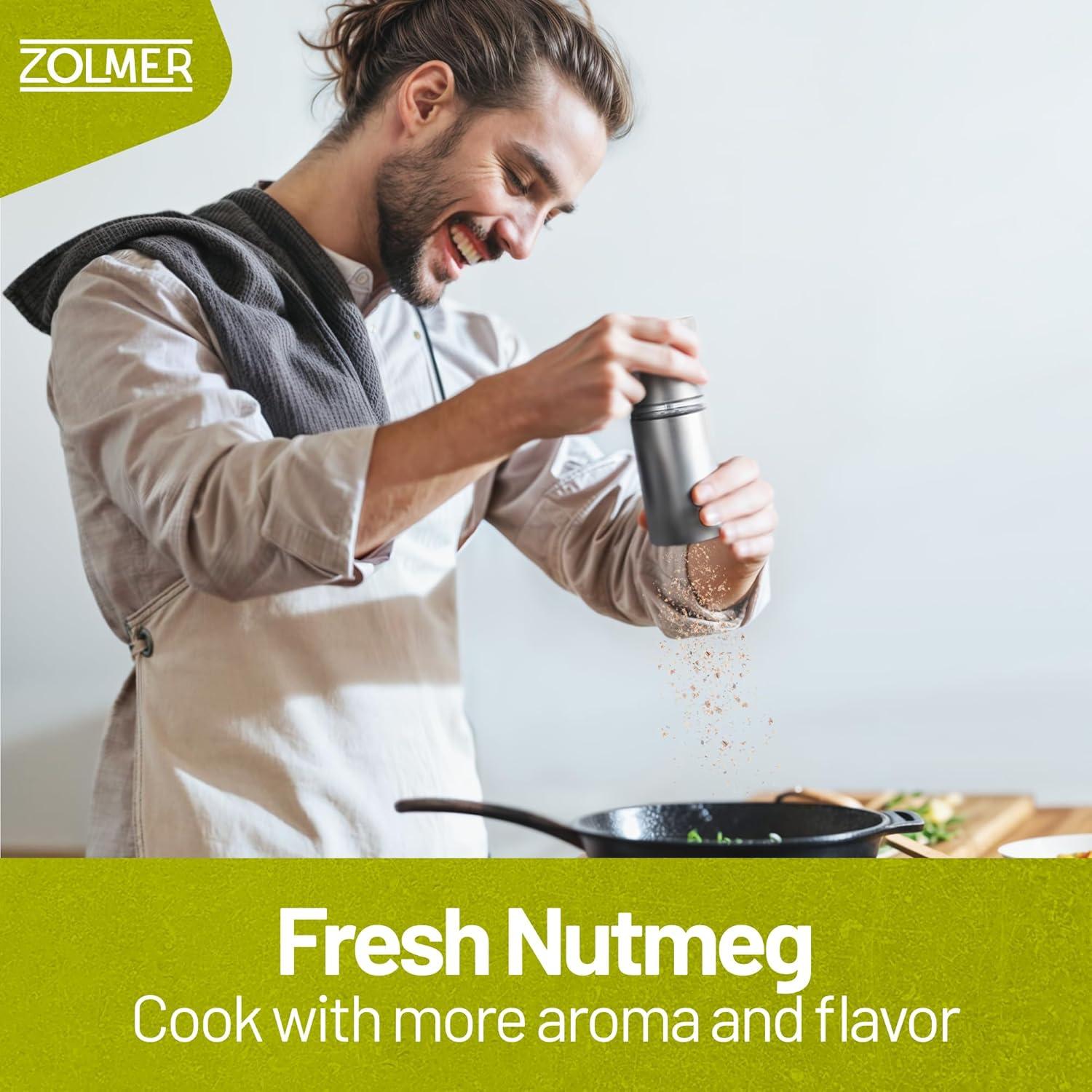 Molinillo de Nuez de Macadamia ZOLMER® Acero Inoxidable 258g