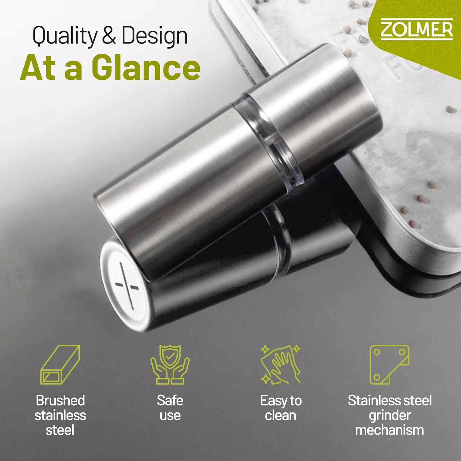 Molinillo de Nuez de Macadamia ZOLMER® Acero Inoxidable 258g