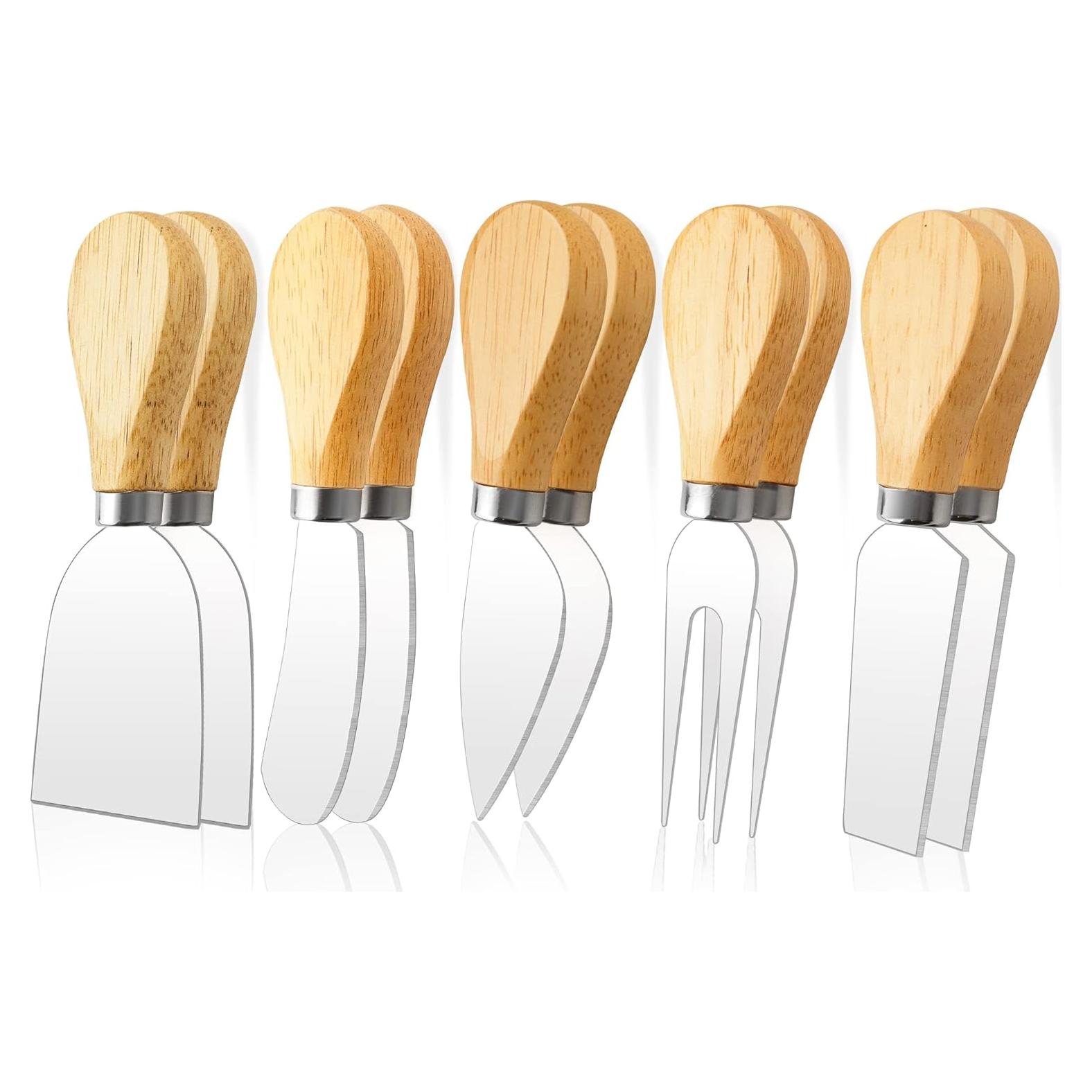 Juego de Cuchillos para Queso 10 Piezas ProudMoore Acero Inoxidable