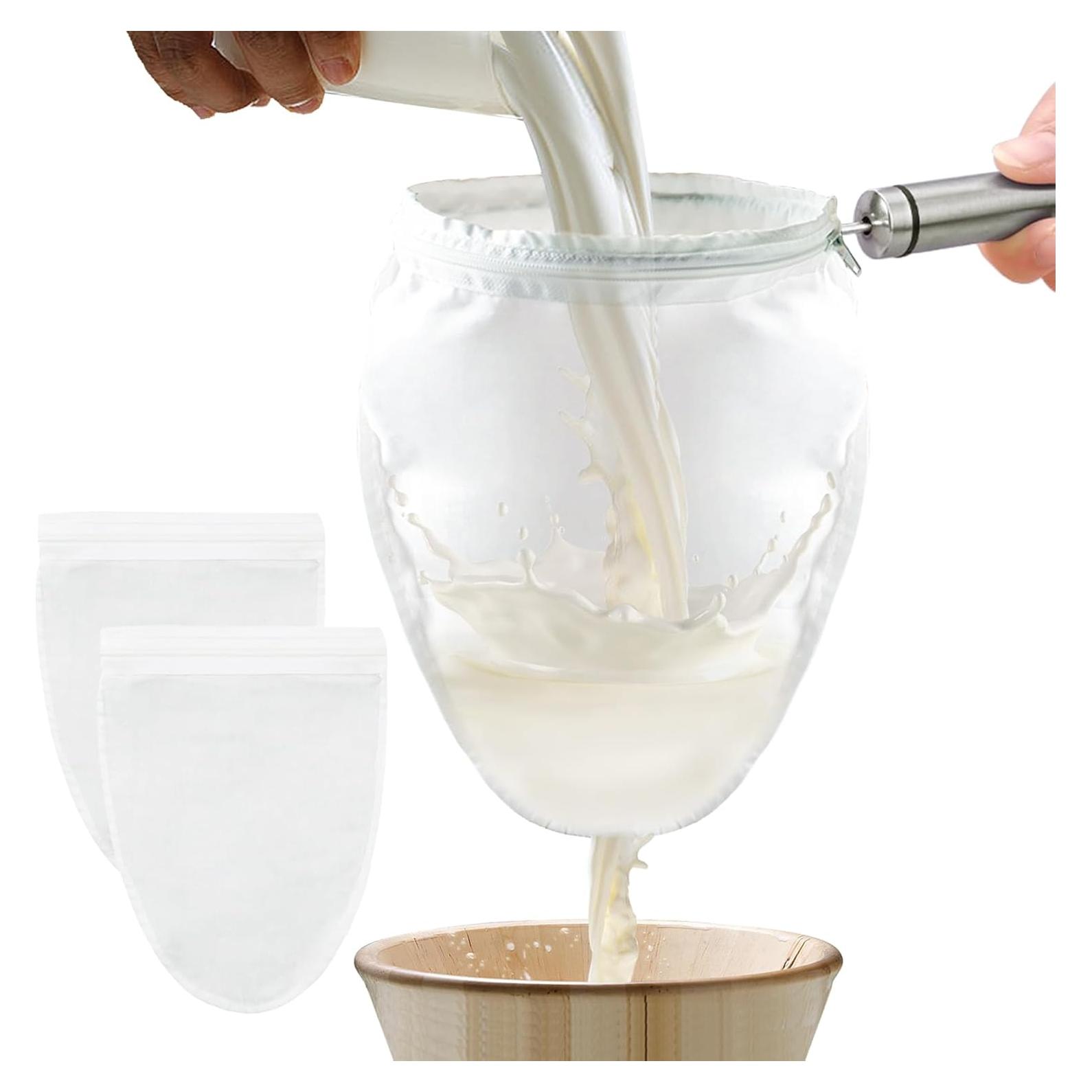 Tela de Queso FATCAT S con Mango Acero Inoxidable y 3 Bolsas