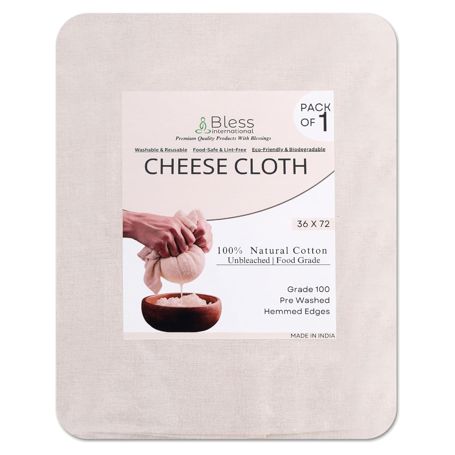 Tela de Queso de Algodón Premium Bless International 91x183 cm