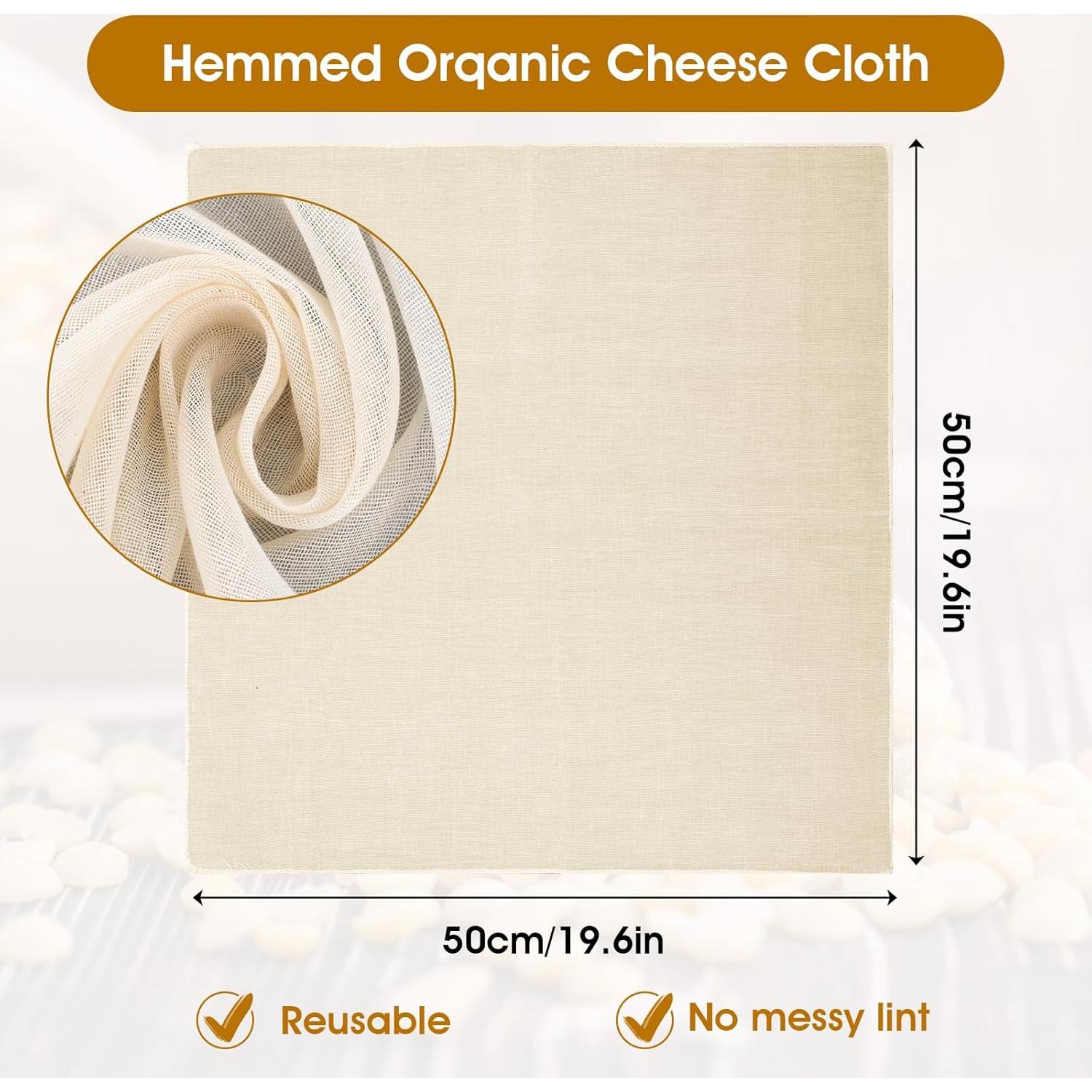 Set de 40 Paños de Queso Reutilizables Lemecima 50.8x50.8 cm