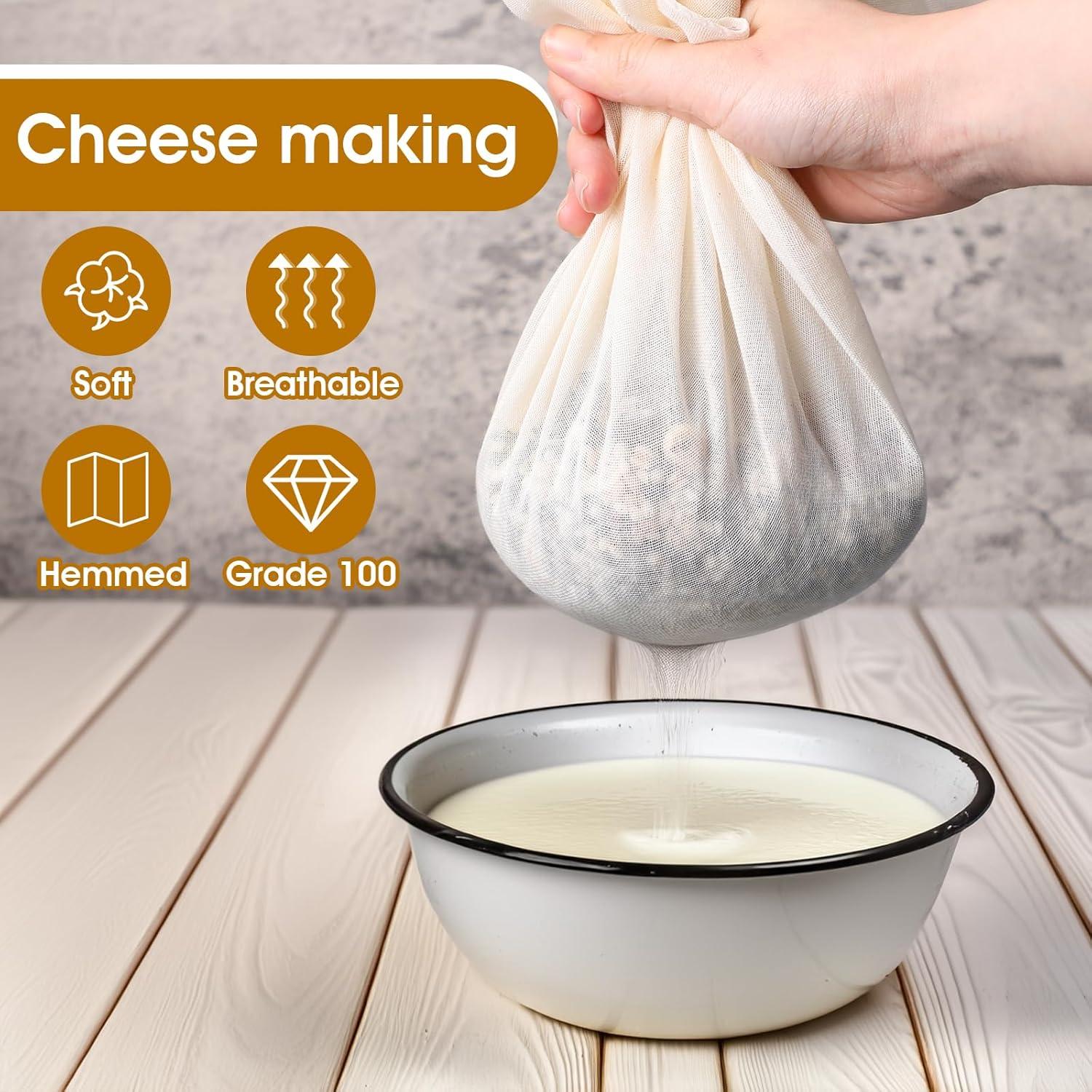 Set de 40 Paños de Queso Reutilizables Lemecima 50.8x50.8 cm