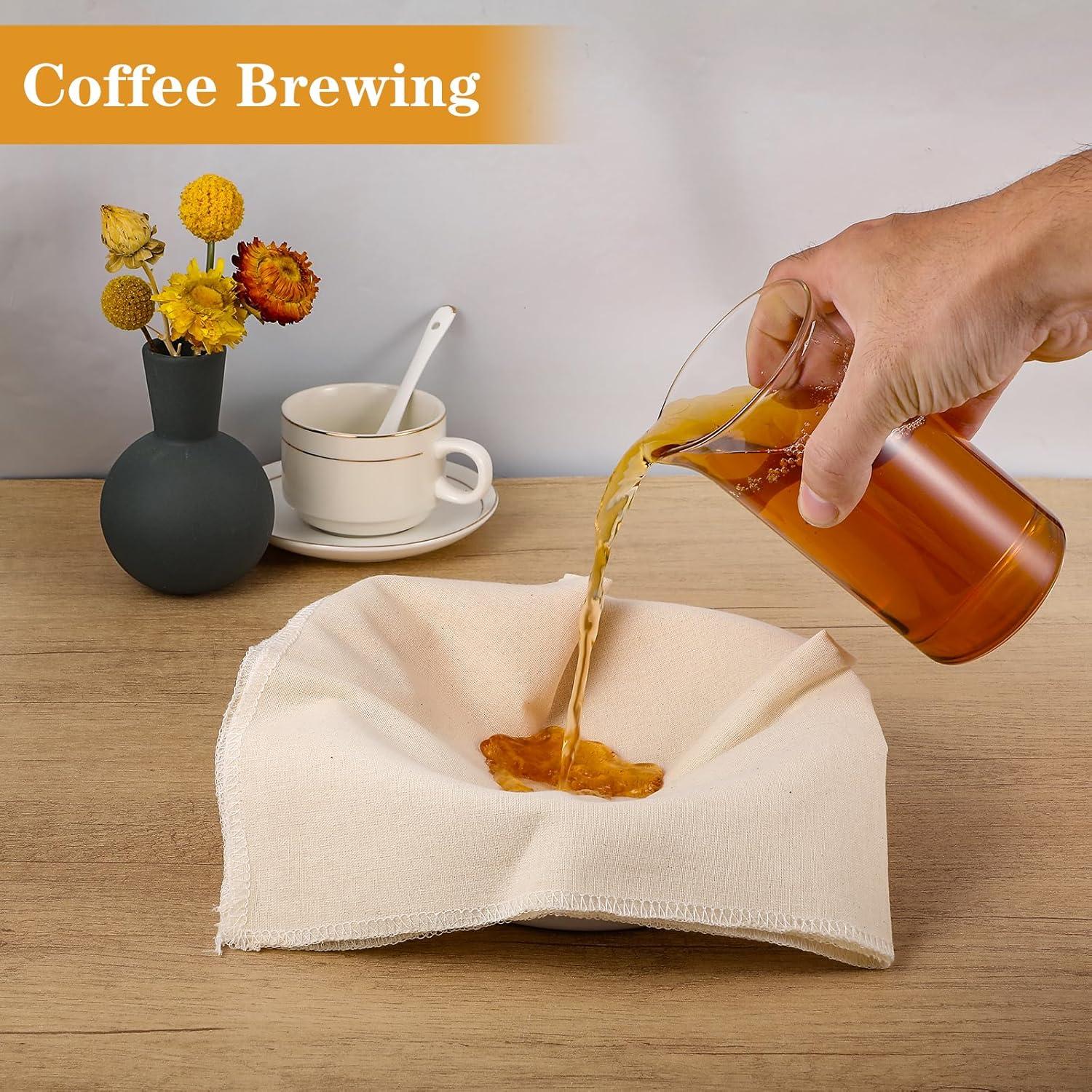 48 Paños de Queso Reutilizables Wanmu 30x30 cm Algodón