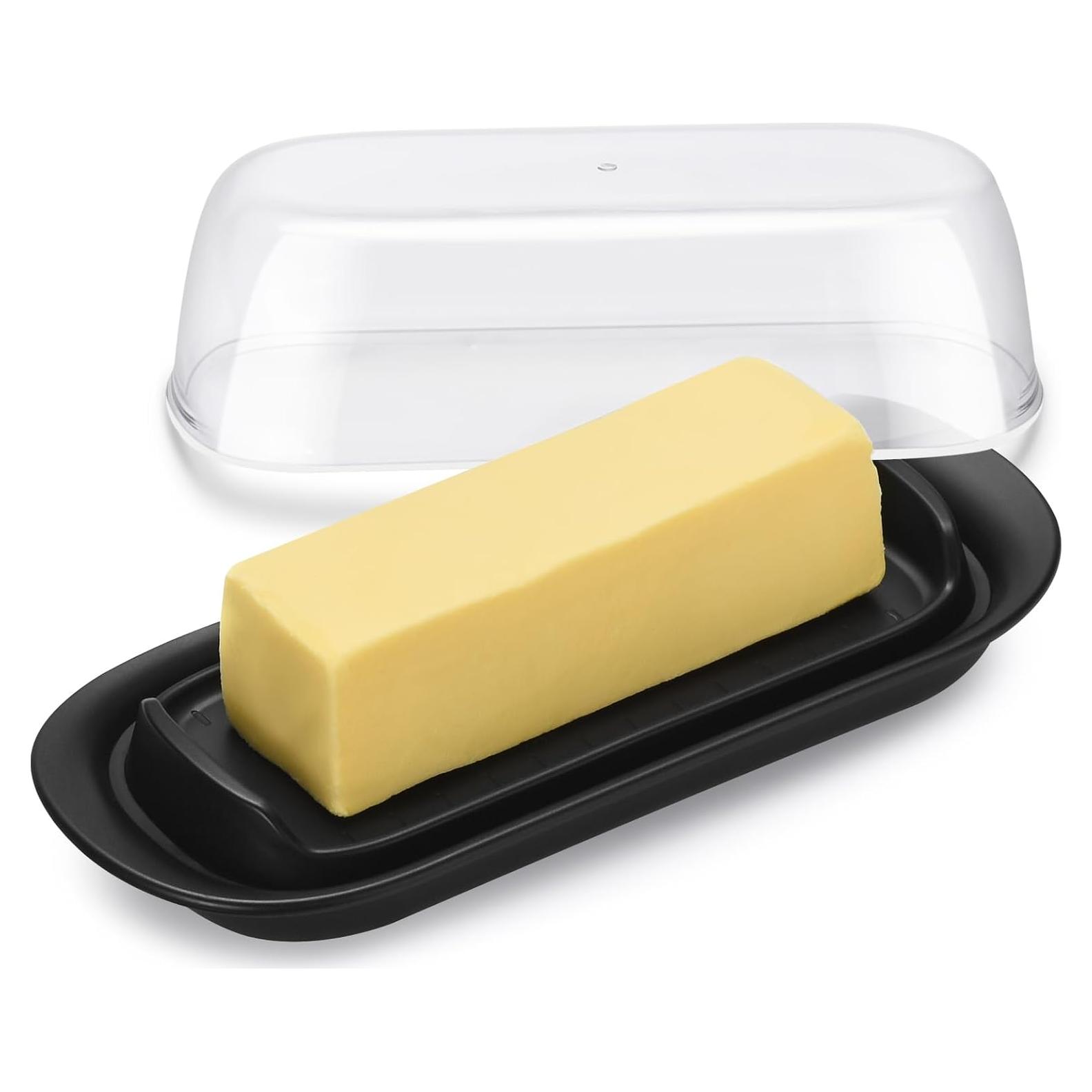 Plato para Mantequilla Hermético Hekeieon con Tapa Transparente