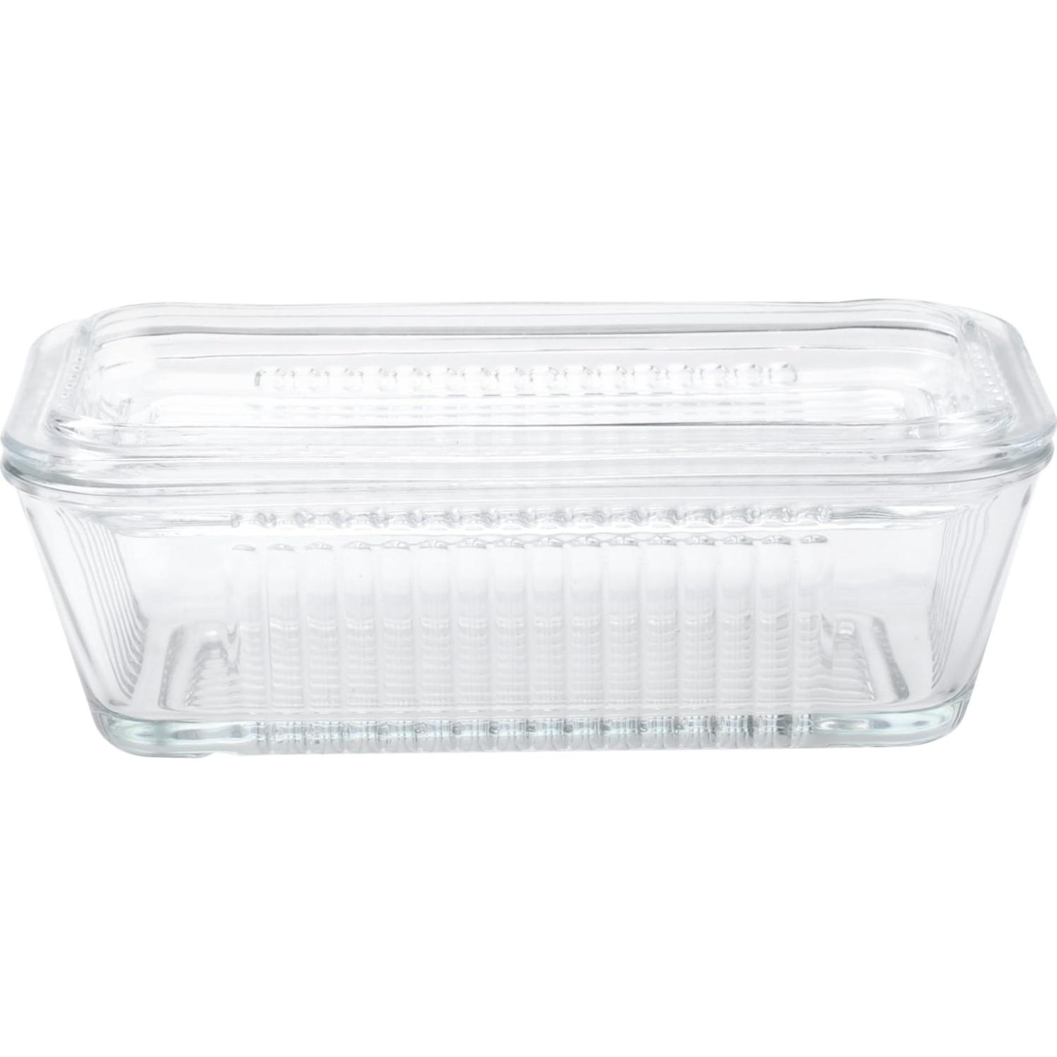 Plato de Mantequilla Gemco de Vidrio Reversible 15.24 cm