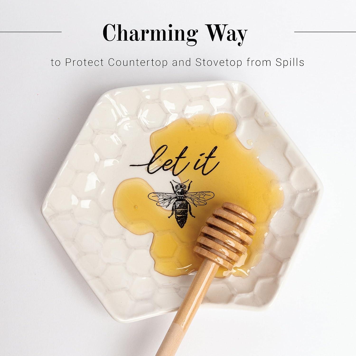 Soporte para Cucharas de Cerámica Young's 12.7x12.7 cm Resistente