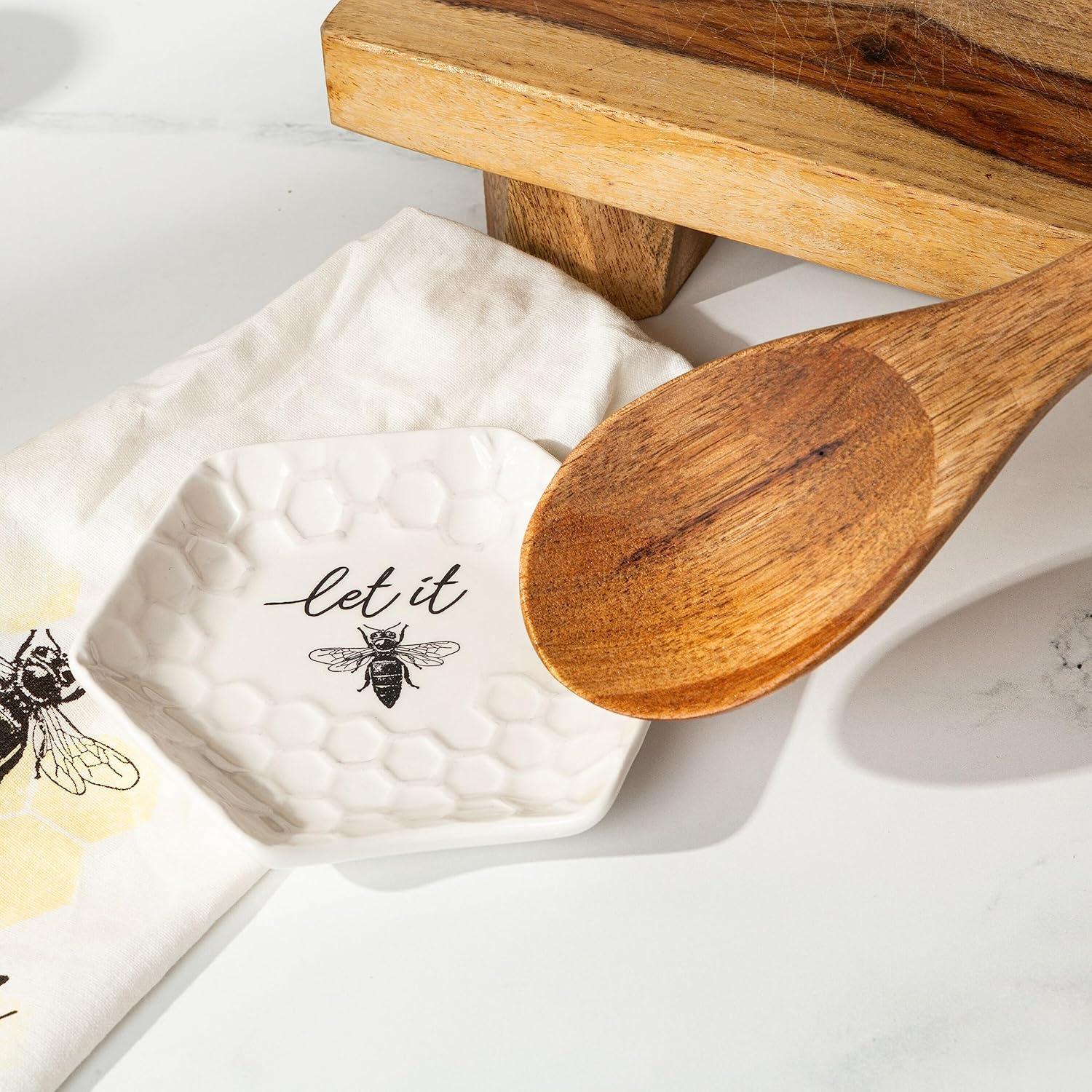 Soporte para Cucharas de Cerámica Young's 12.7x12.7 cm Resistente