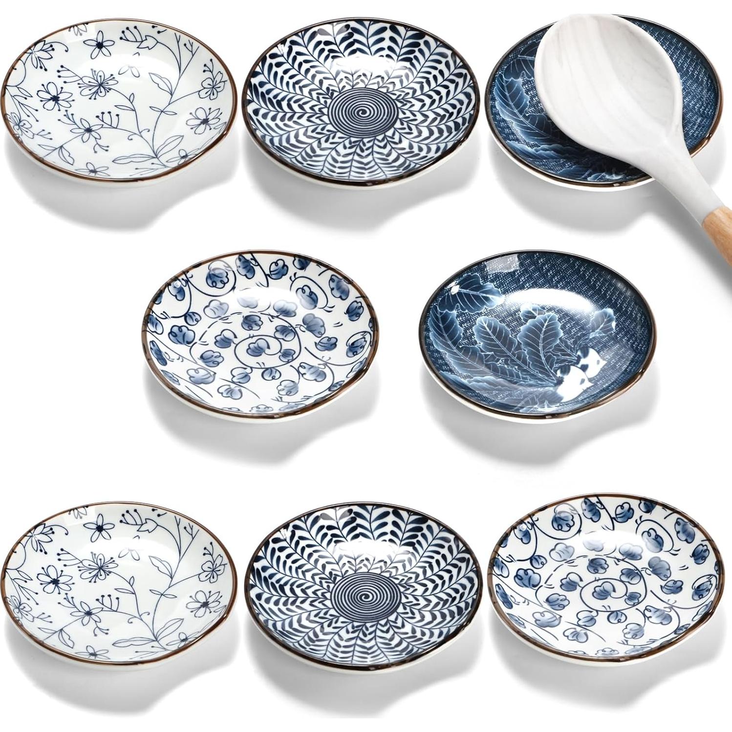 Juego de 8 Soportes para Cucharas de Cerámica Tlence 12.2 cm