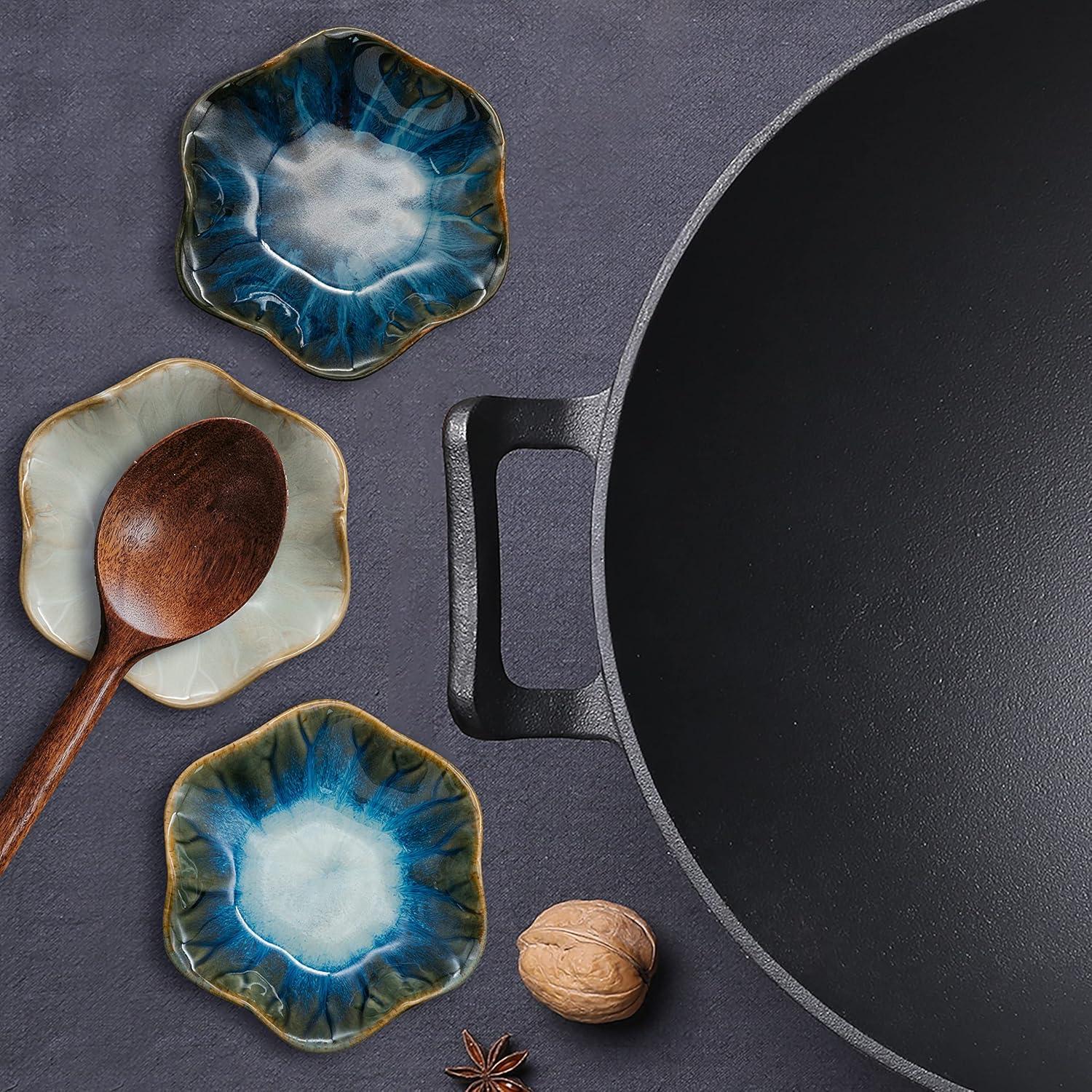 Soporte para Cucharas de Cerámica QZ Loto NO.1 3PCS Resistente