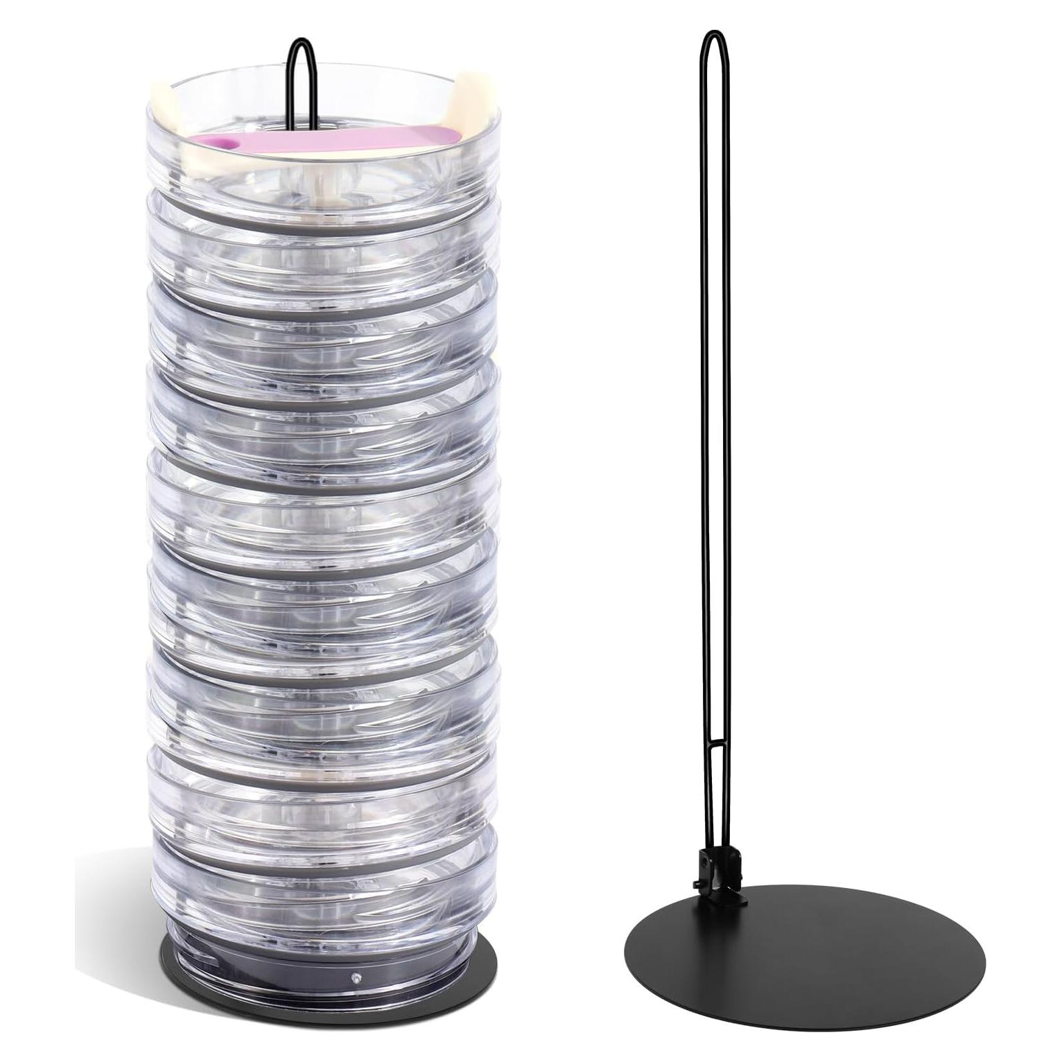 Organizador de Tapas de Vaso Vodolo Vertical 15 Tapas Acero Inoxidable