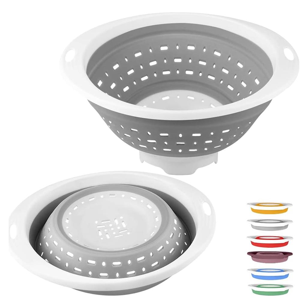 Colador Plegable QiMH 5 Cuartos para Pasta y Verduras