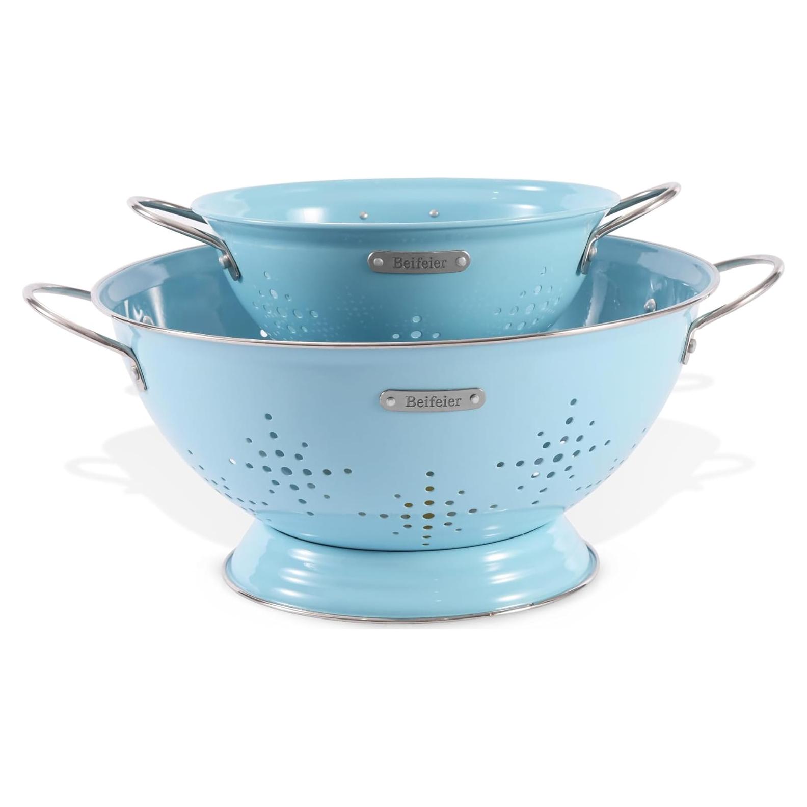 Colador de Metal BeFare 2Qt y 6Qt Alta Resistencia