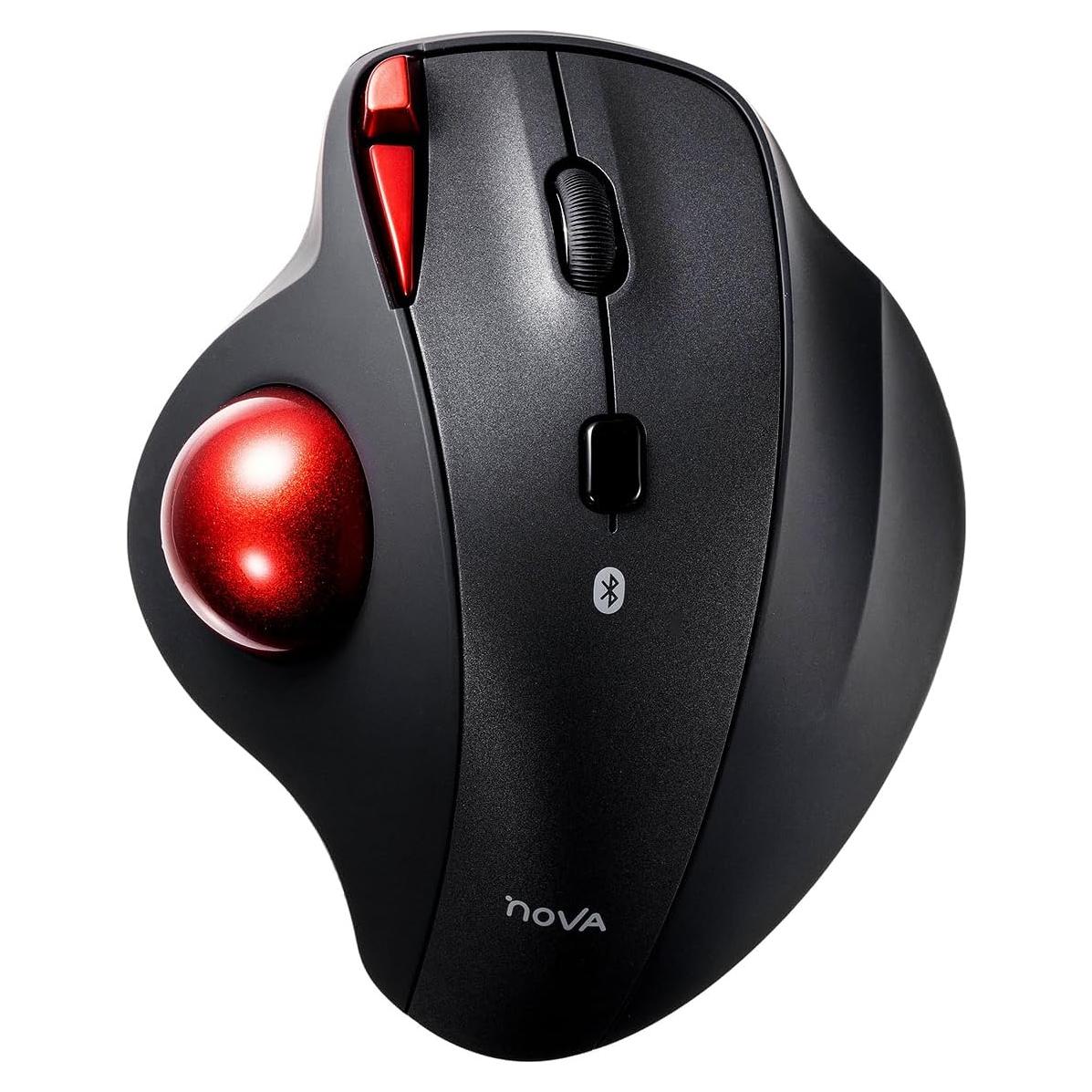 SANWA Ratón Trackball Bluetooth Ergonómico 600-1600 DPI